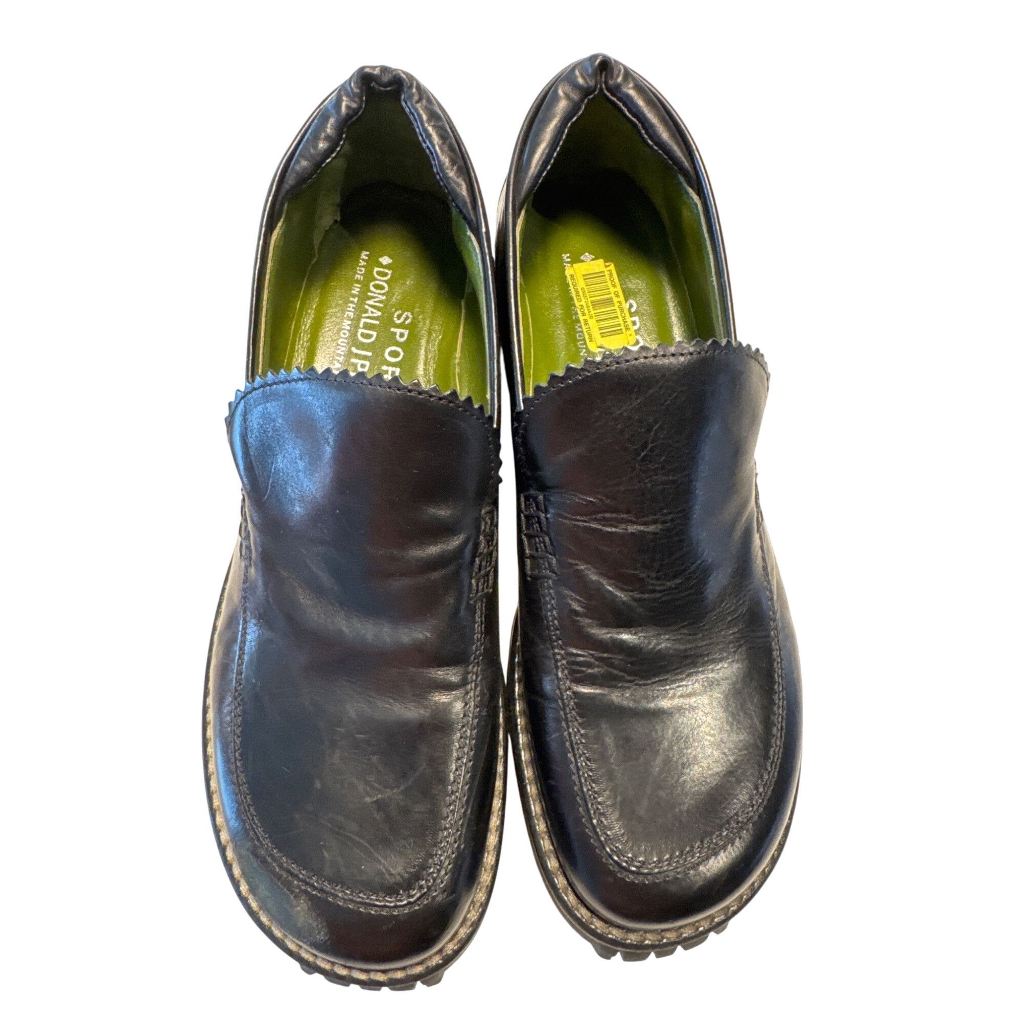 Donald Pliner Donald J. Pliner Sports womens black leather loafer 8M SKU 7 Size US 8 / IT 38 - 10 Thumbnail