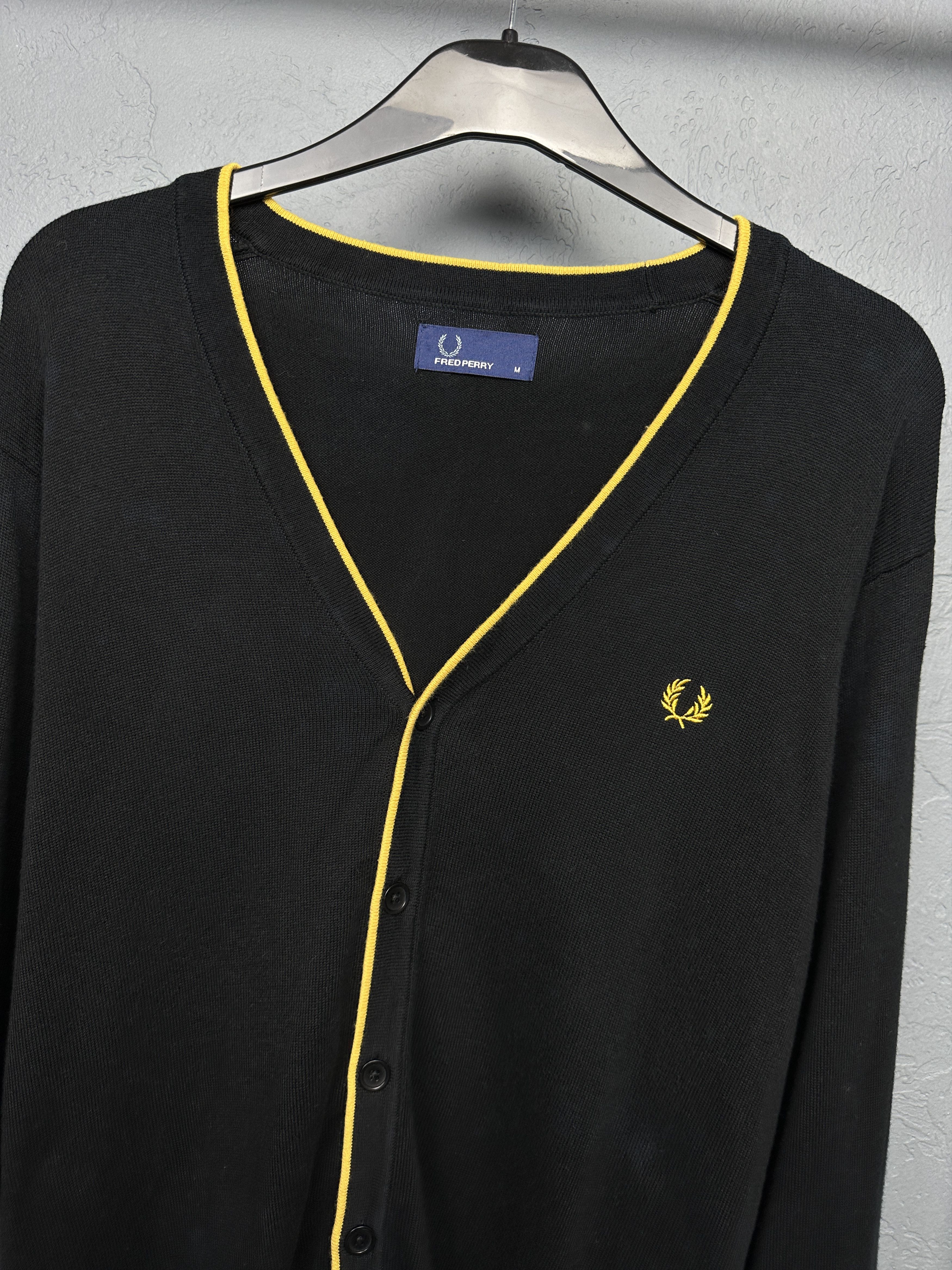 Fred Perry Fred Perry Vintage Mens Cardigan Sweater Size US M / EU 48-50 / 2 - 2 Thumbnail