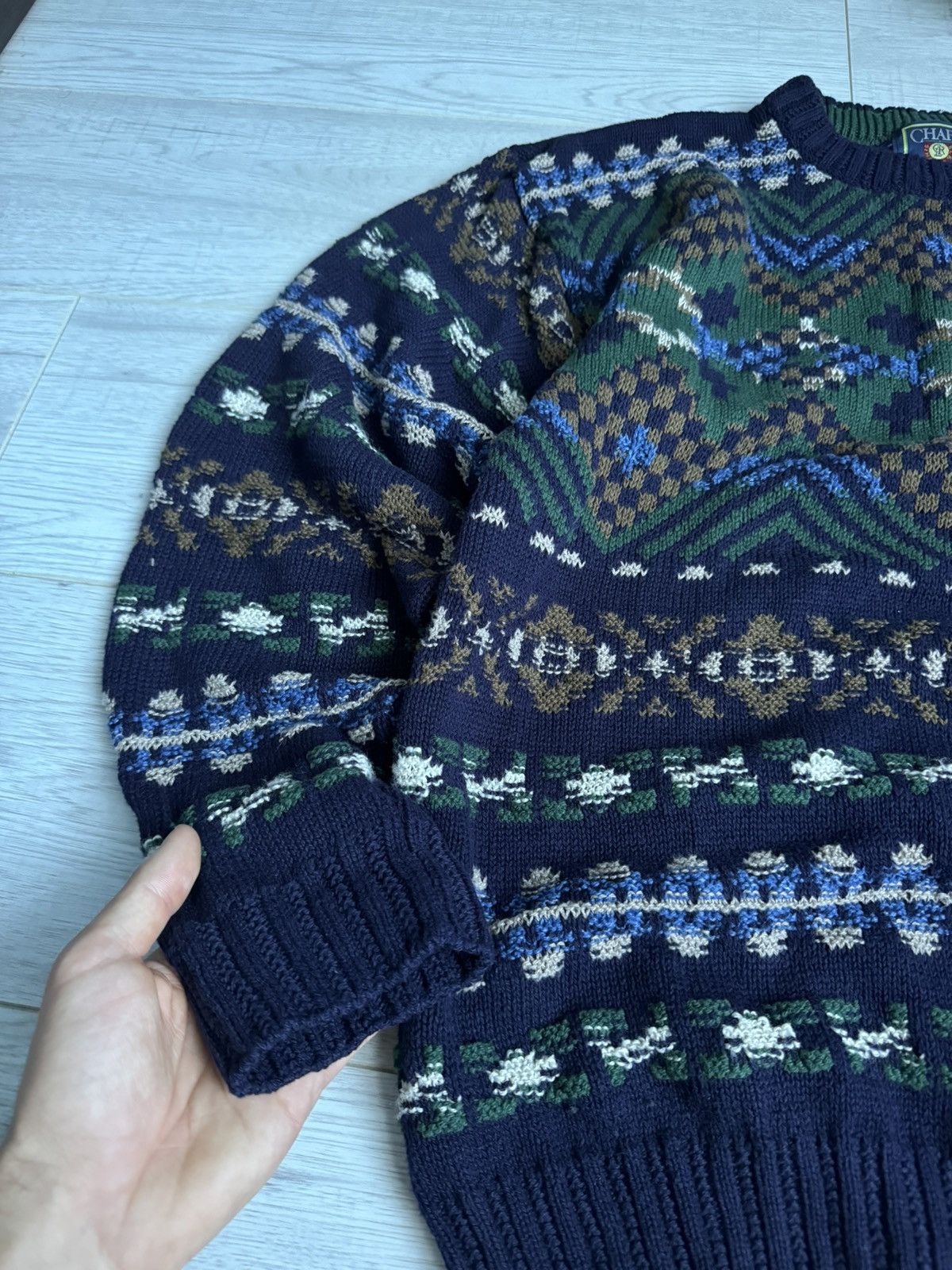 Chaps Ralph Lauren × Polo Ralph Lauren Vintage crewneck Chaps Polo Ralph Lauren knit sweater 90’s Size US M / EU 48-50 / 2 - 3 Thumbnail