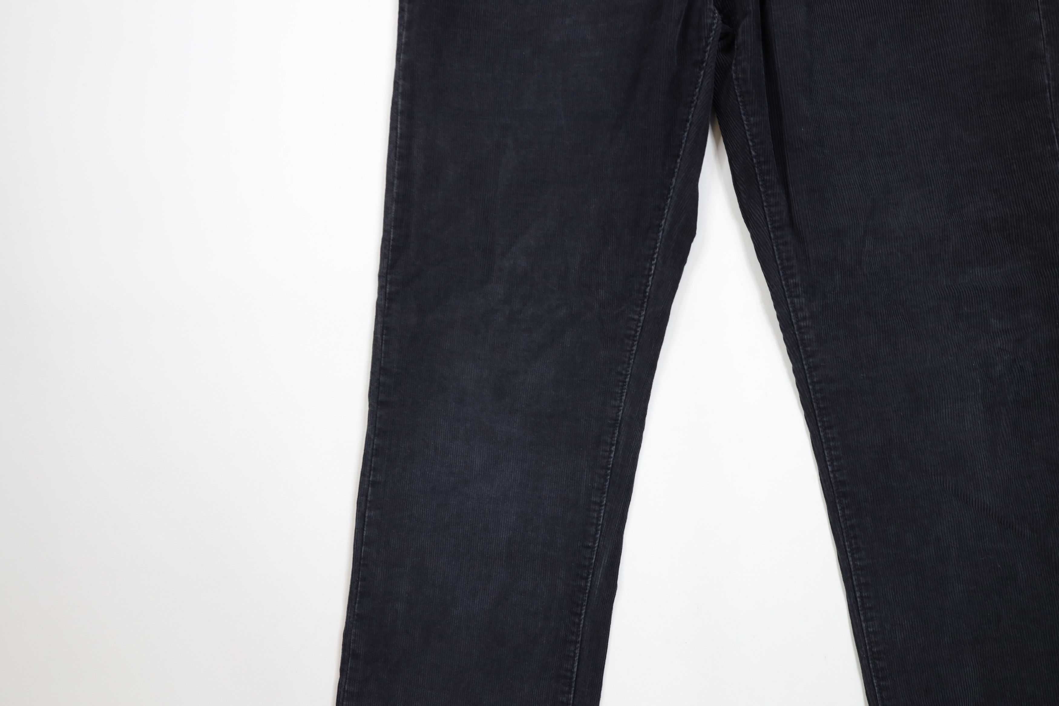 J.Crew × Vintage Vintage J Crew Faded Straight Leg Corduroy Chino Pants Black Size US 33 - 6 Thumbnail