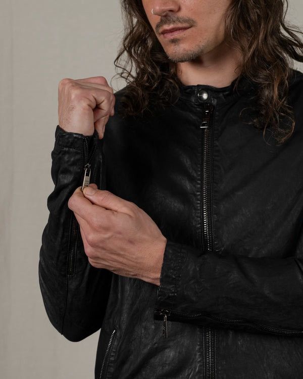 Giorgio Brato Giorgio Brato Leather Jacket BlackPepper Size US L / EU 52-54 / 3 - 6 Thumbnail