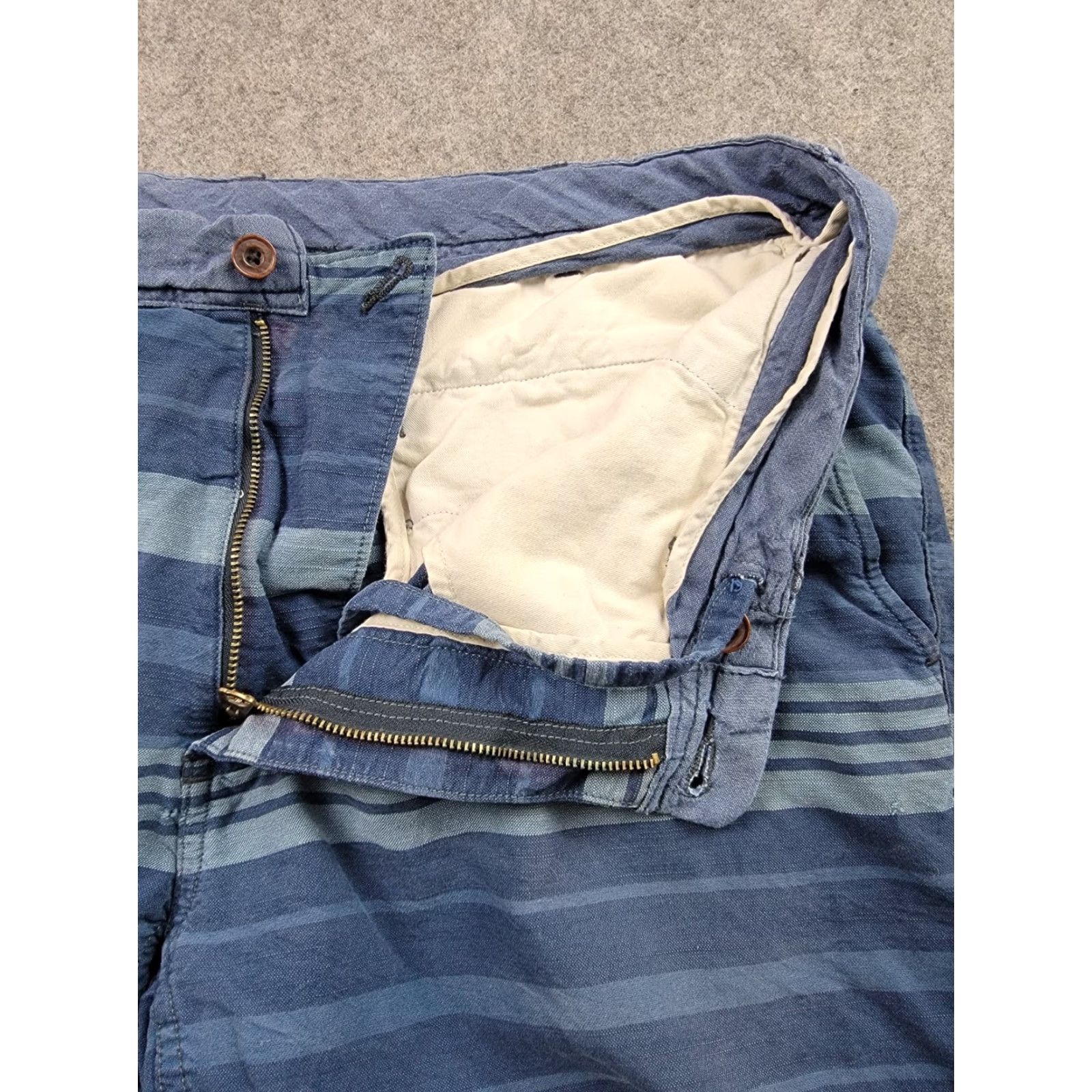 Polo Ralph Lauren Polo Ralph Lauren Shorts Mens 36 Straight Fit Blue Stripe 8'' Inseam Sail Cloth Size US M / EU 48-50 / 2 - 6 Thumbnail