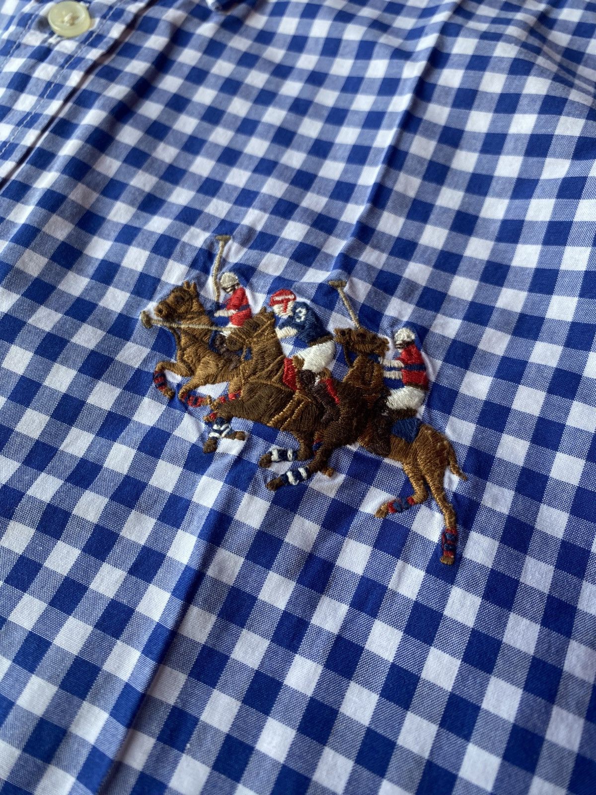 Ralph Lauren Ralph lauren riding horse embroidery plaid shirt Size US M / EU 48-50 / 2 - 3 Thumbnail
