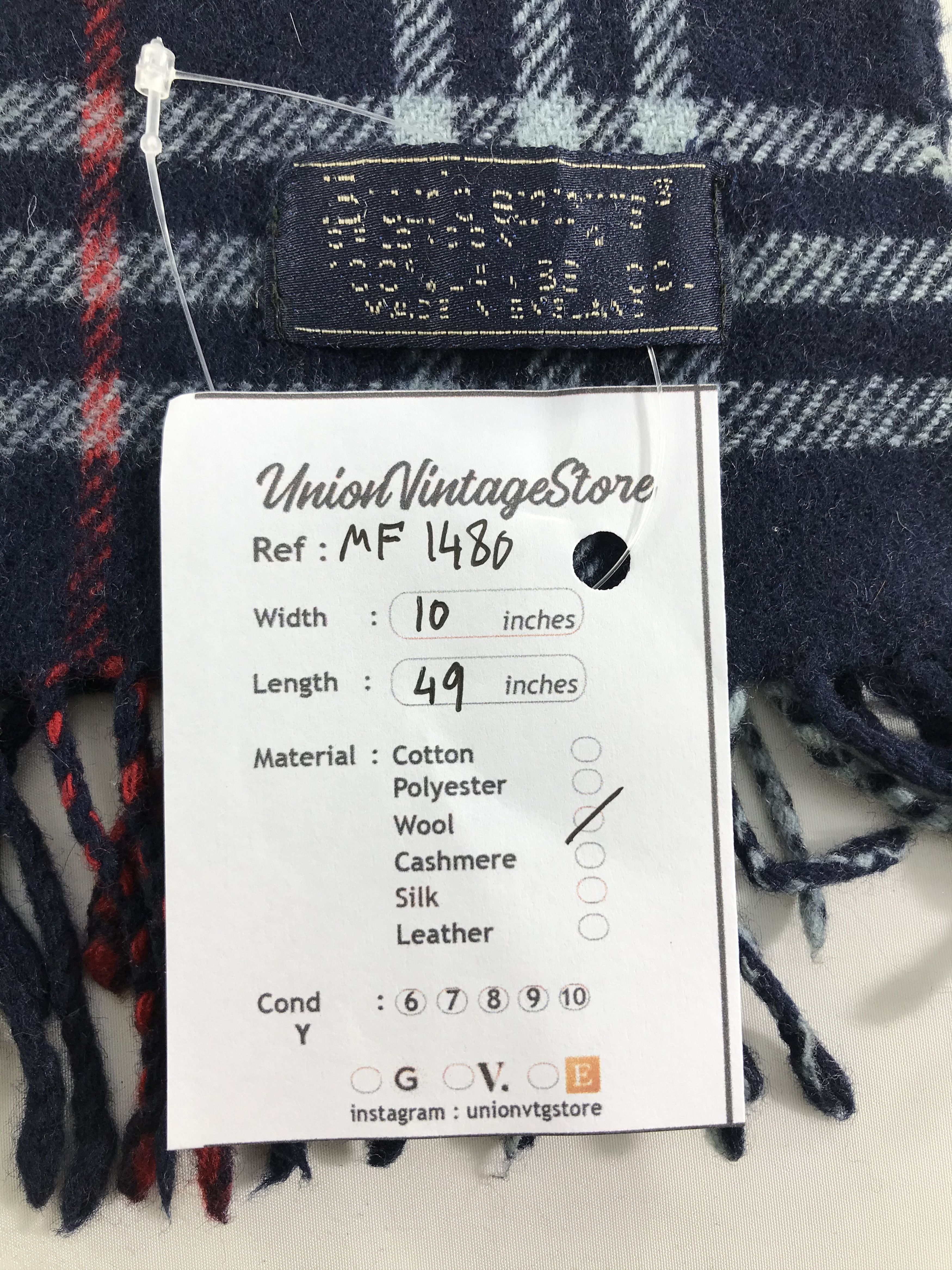 Burberry Vintage Burberry Scarf/Muffler/Neckwear MF1480 Size ONE SIZE - 4 Thumbnail