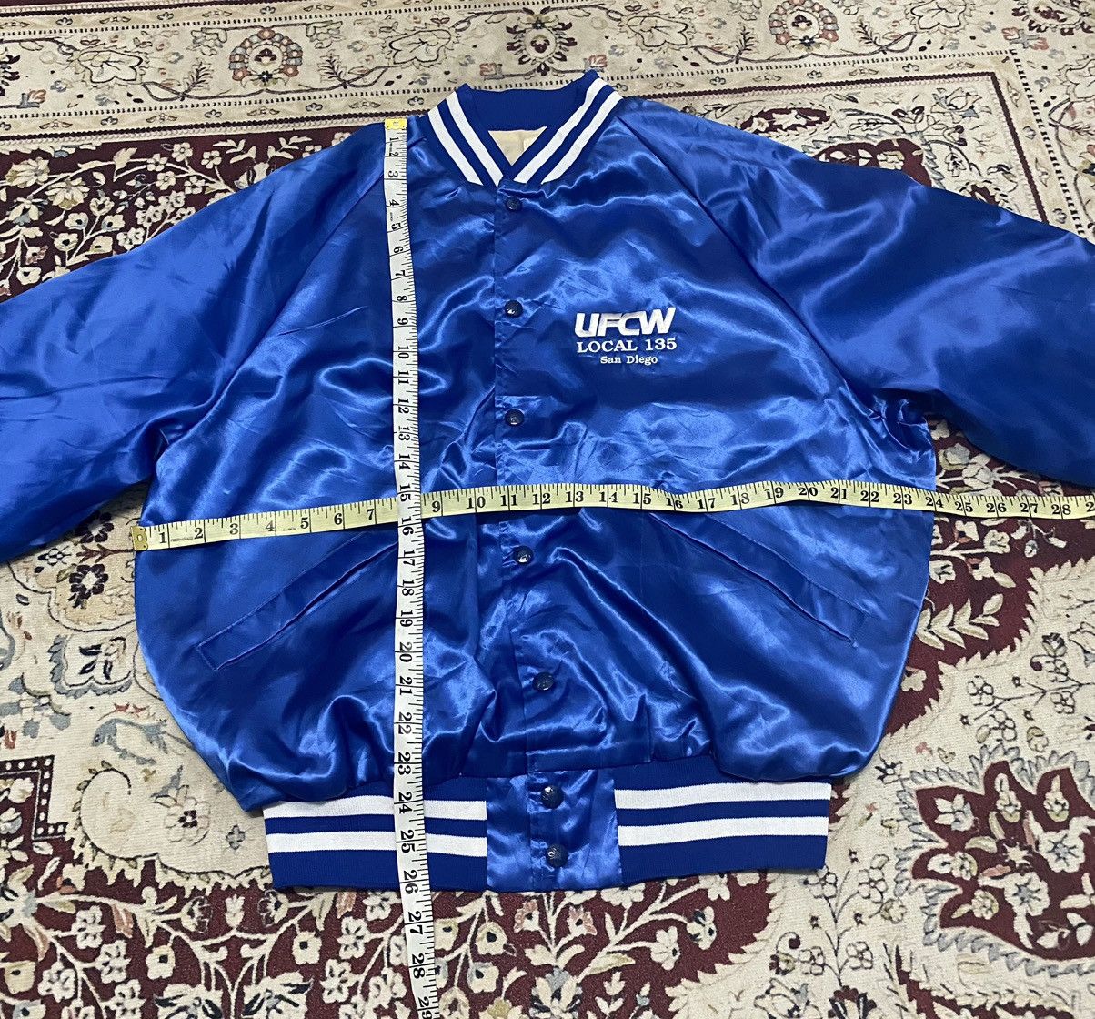 Vintage Vintage UFCW san diego satin varsity jacket Size US L / EU 52-54 / 3 - 14 Thumbnail