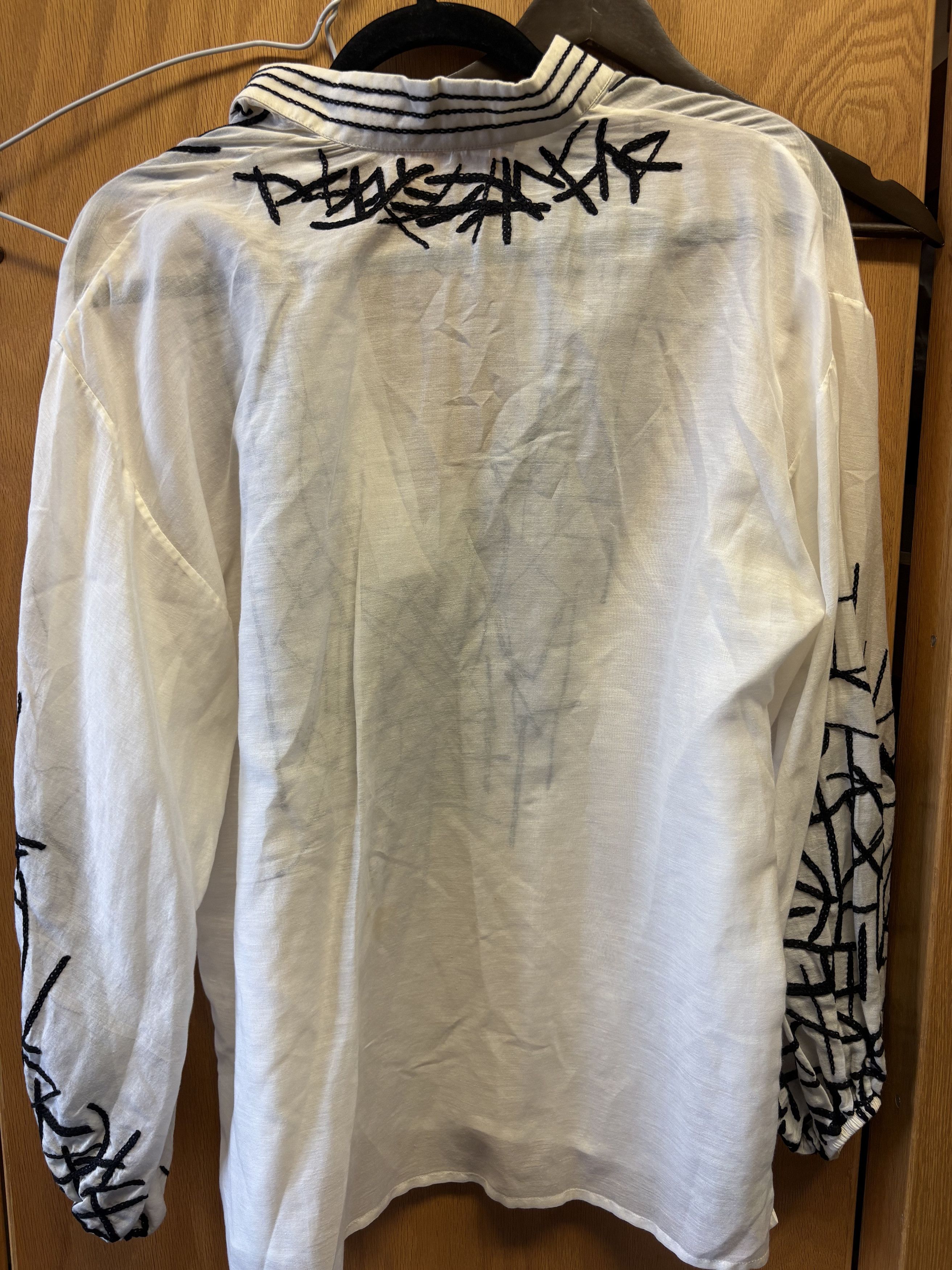 Oscar De La Renta Oscar De La Renta cotton-silk blend long sleeve Size M / US 6-8 / IT 42-44 - 4 Thumbnail