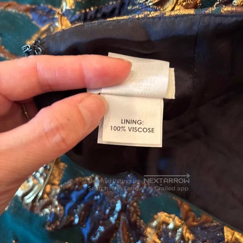 Dries Van Noten Dries Van Noten Color-block Midi Skirt Size 35" - 6 Thumbnail