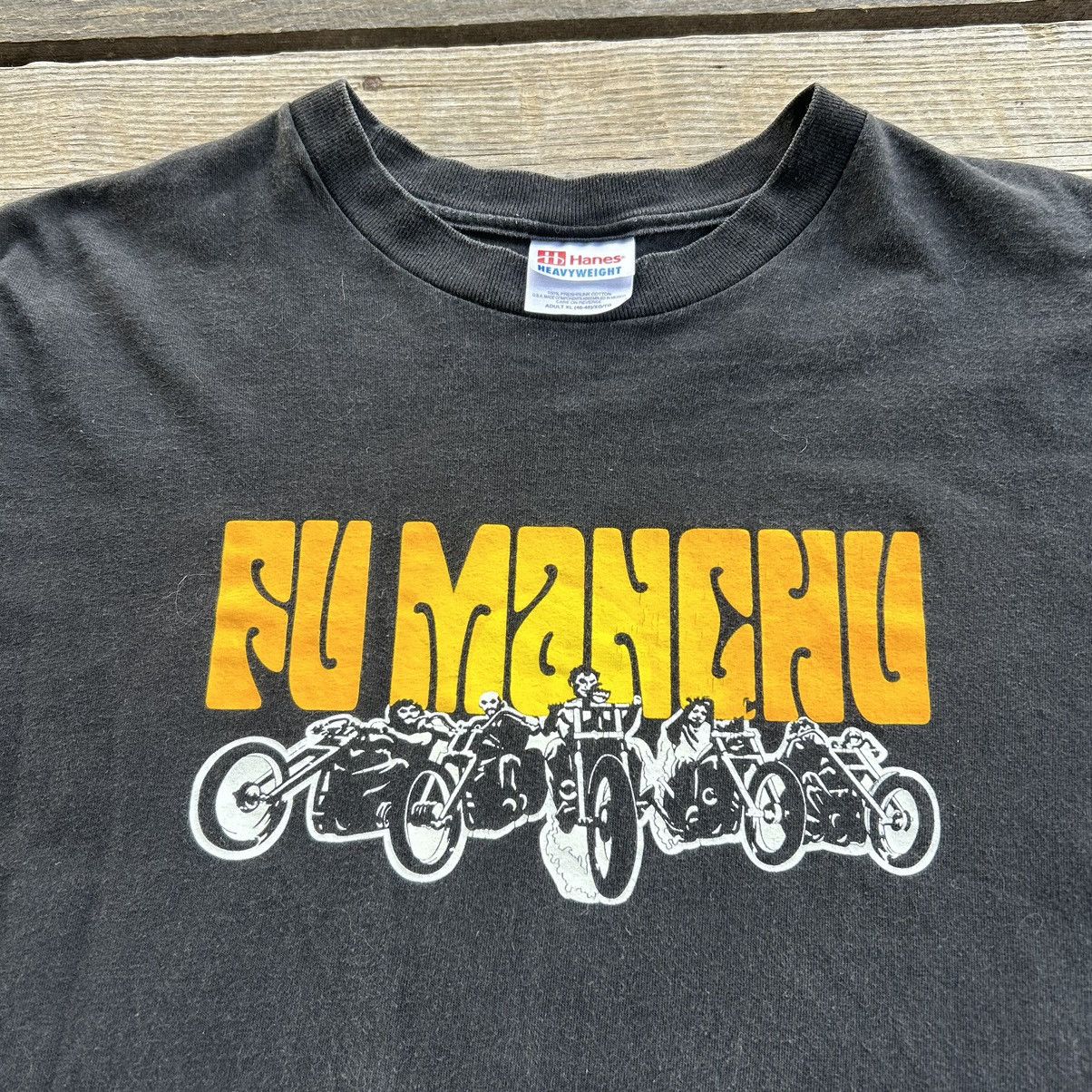 Band Tees Vintage 90s Fu Manchu Rock Band Motorcycle Graphic T Shirt Size US XL / EU 56 / 4 - 4 Thumbnail