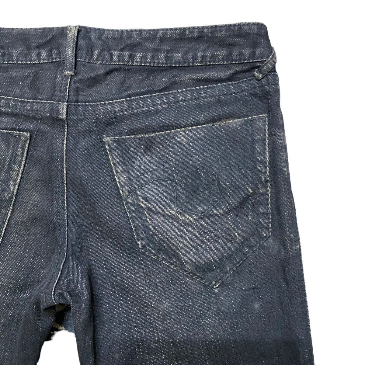 Tornado Mart Tornado Mart Black Denim Thrashed Jeans Size US 30 / EU 46 - 10 Thumbnail