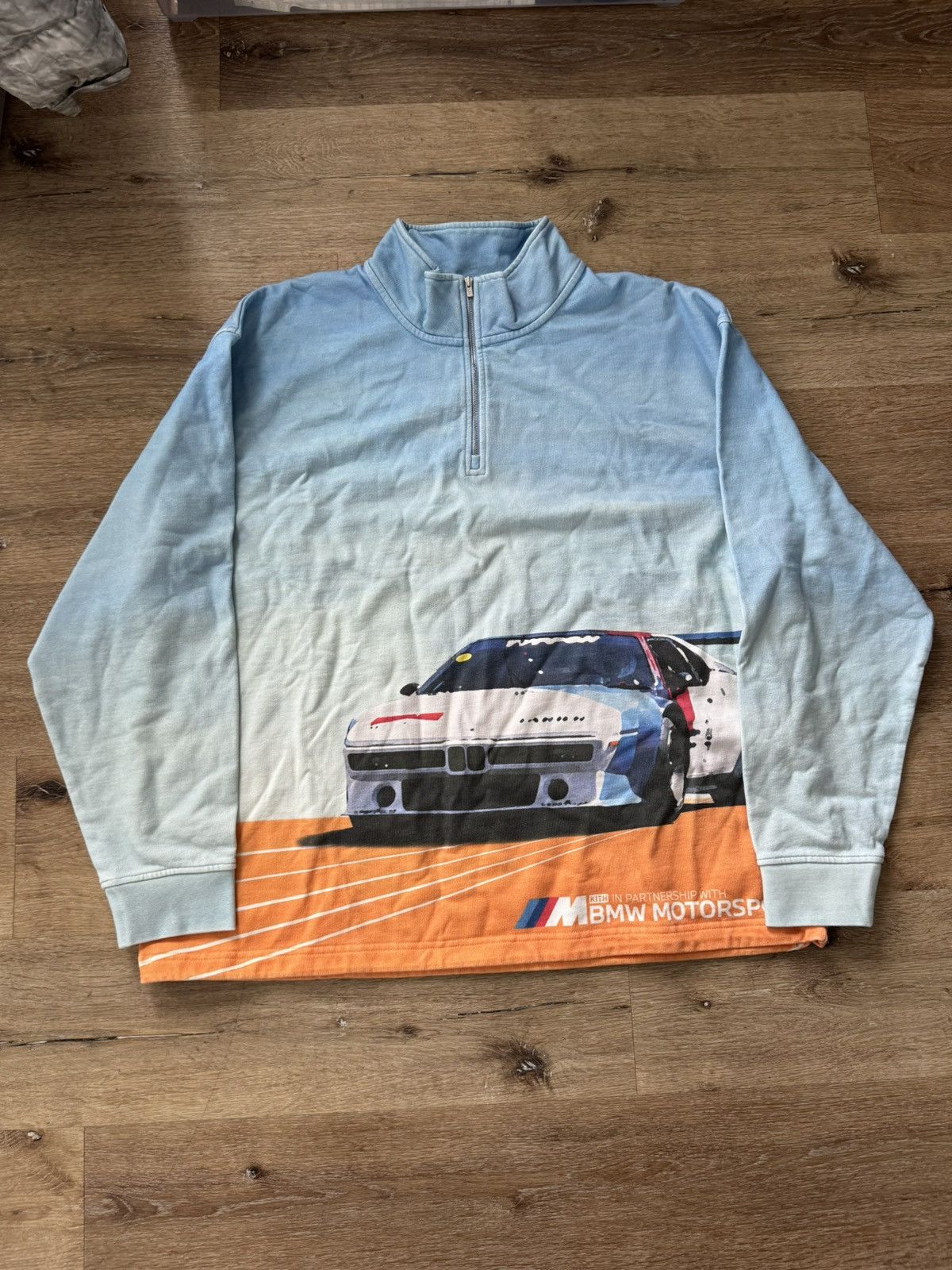 BMW × Kith Kith x BMW Retro Vintage Quarter Zip | Grailed