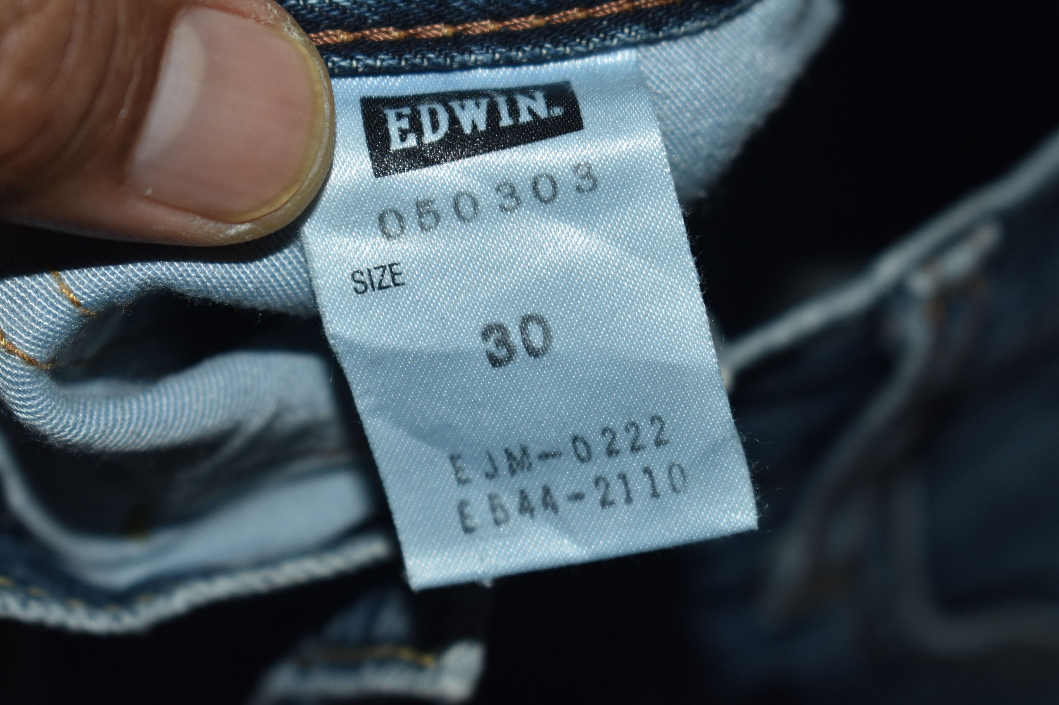 Edwin × If Six Was Nine × Japanese Brand Vintage Edwin Distress Denim Jeans size 31 Size US 31 - 6 Thumbnail