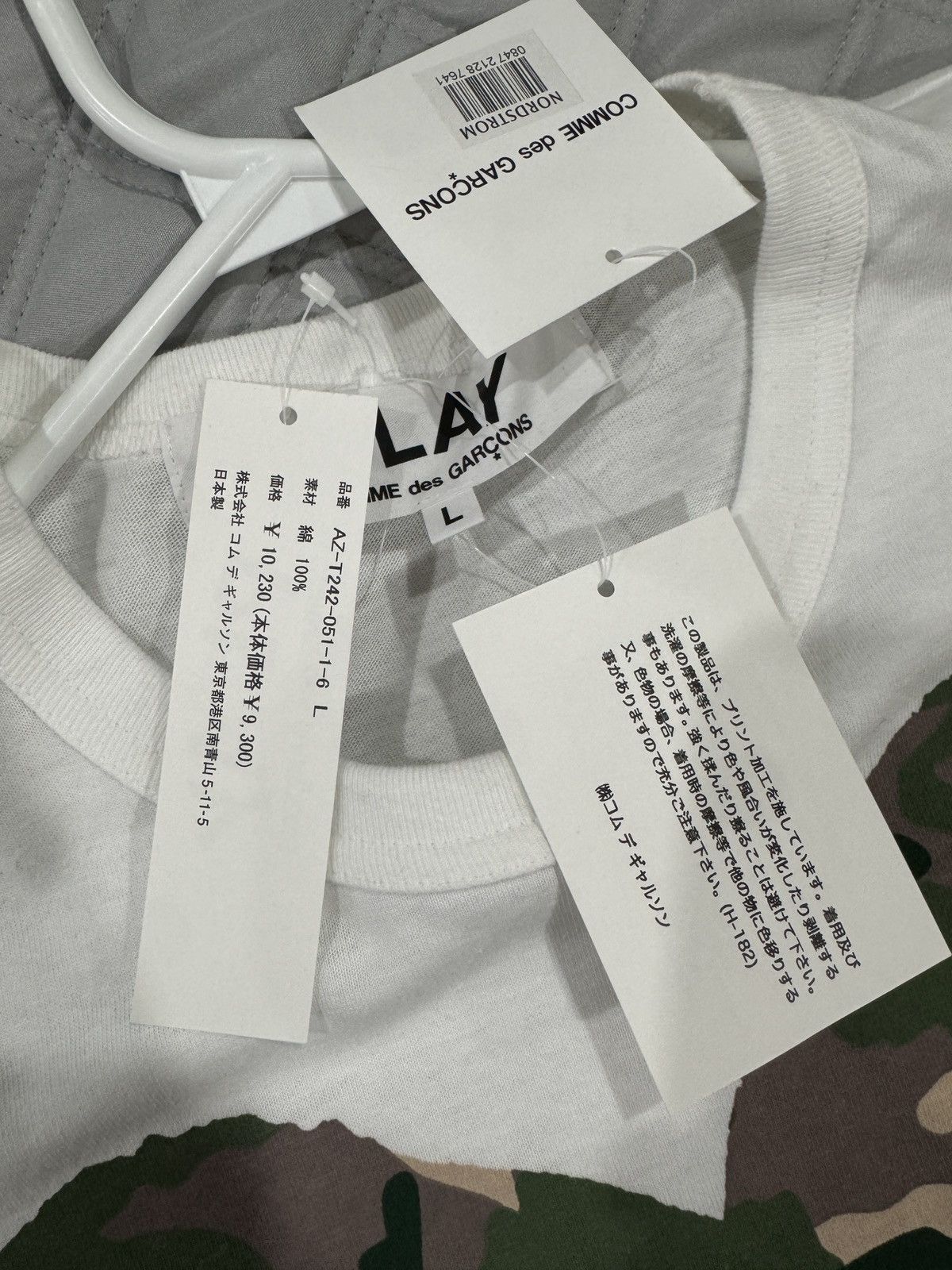 Comme des Garcons Comme Des Garçon White T-Shirt Size US L / EU 52-54 / 3 - 4 Thumbnail