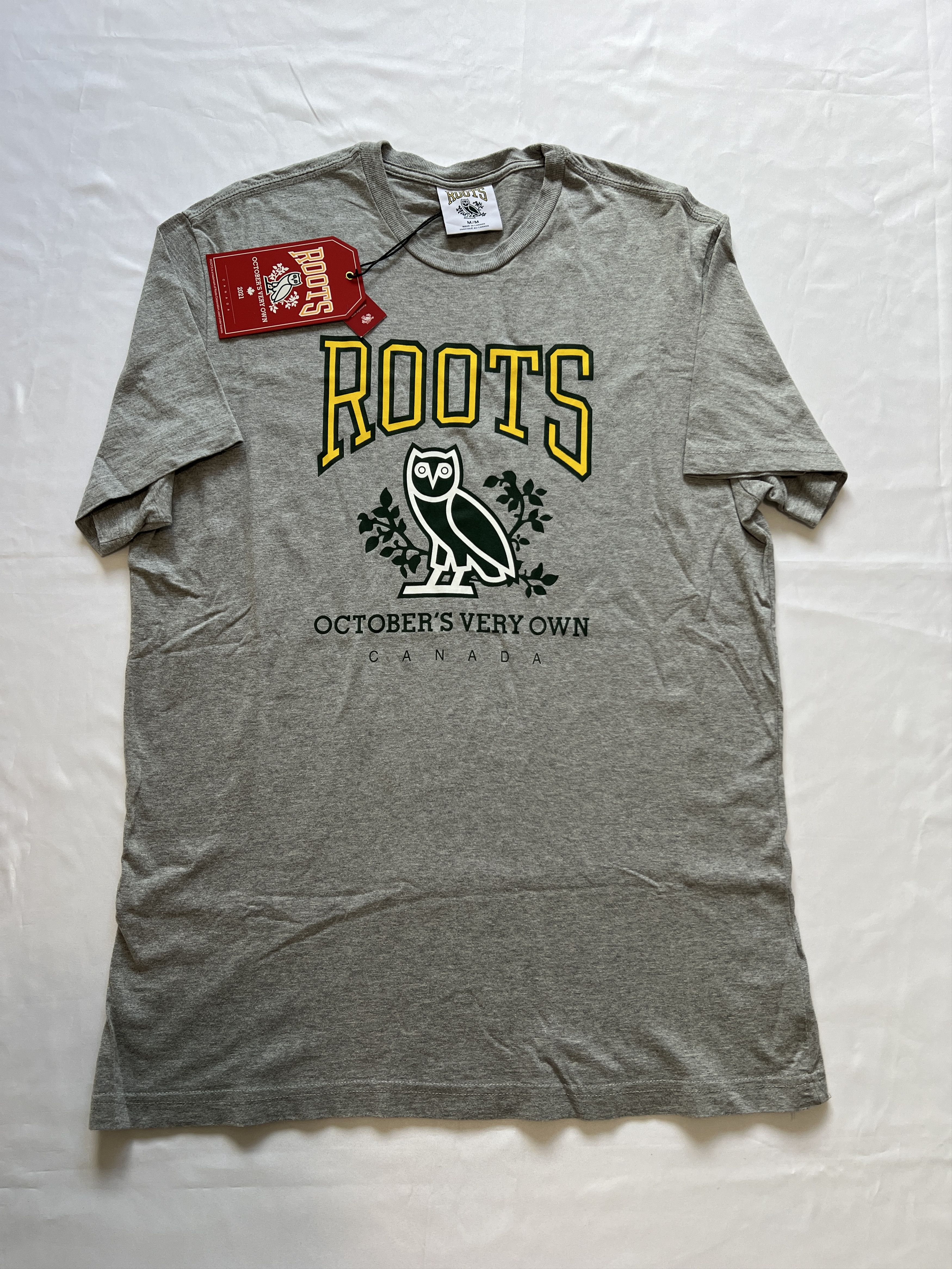 Drake 🦫 RARE🦉 OVO X ROOTS HERITAGE T-SHIRT TEE 2021🔥🔥 Size US M / EU 48-50 / 2 - 3 Thumbnail