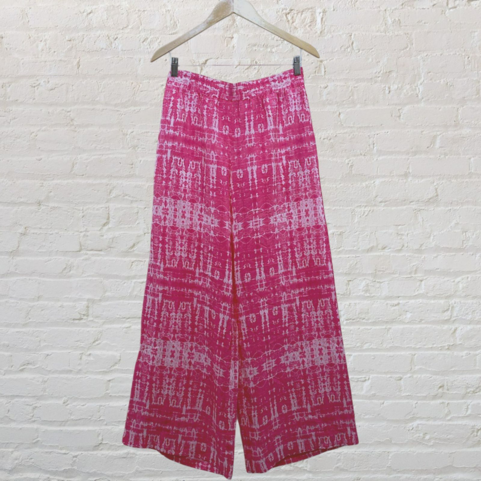Amanda Uprichard Amanda Uprichard Wide Leg Silk Pants Size 30" / US 8 / IT 44 - 2 Thumbnail