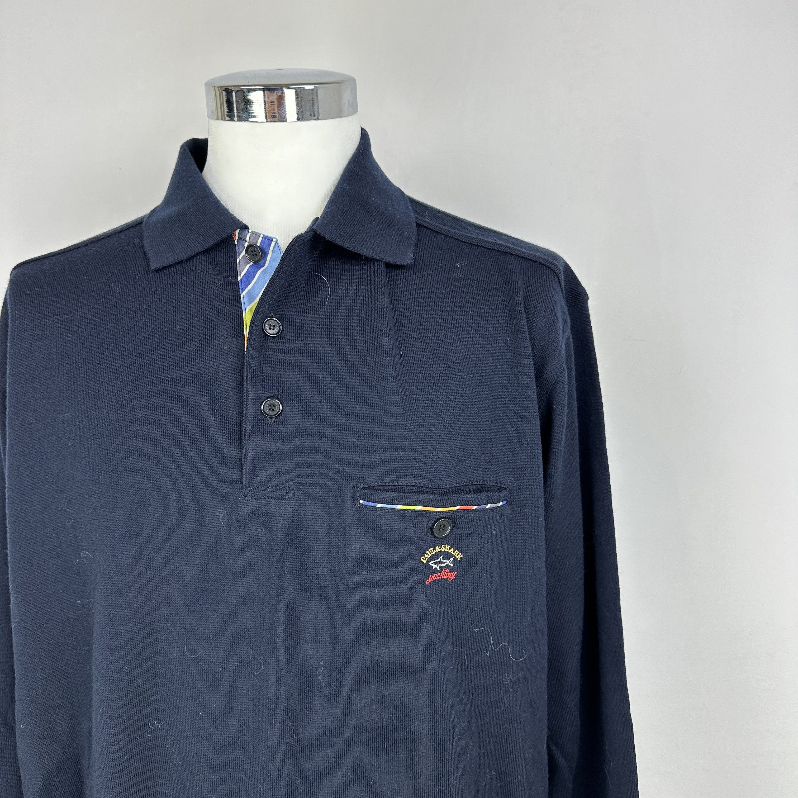 Paul & Shark Maglione Paul & Shark Lana Bottoni – XXL Size US XXL / EU 58 / 5 - 2 Thumbnail