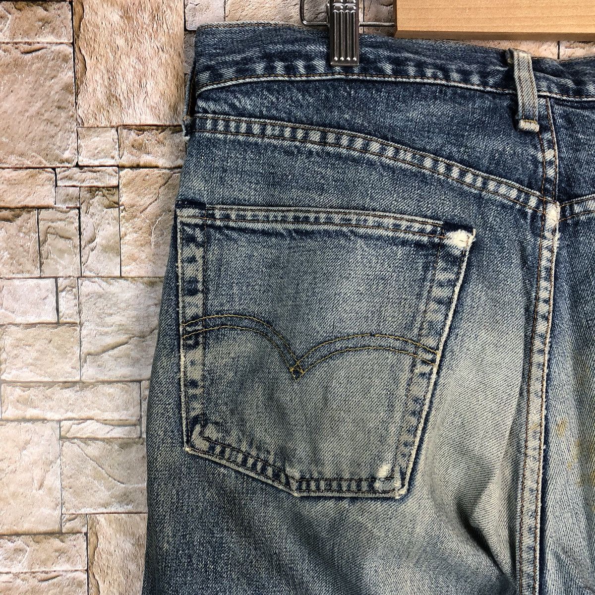 Levi's 503 Levis Blue faded Denim Pants #7572 Size US 34 / EU 50 - 21 Thumbnail
