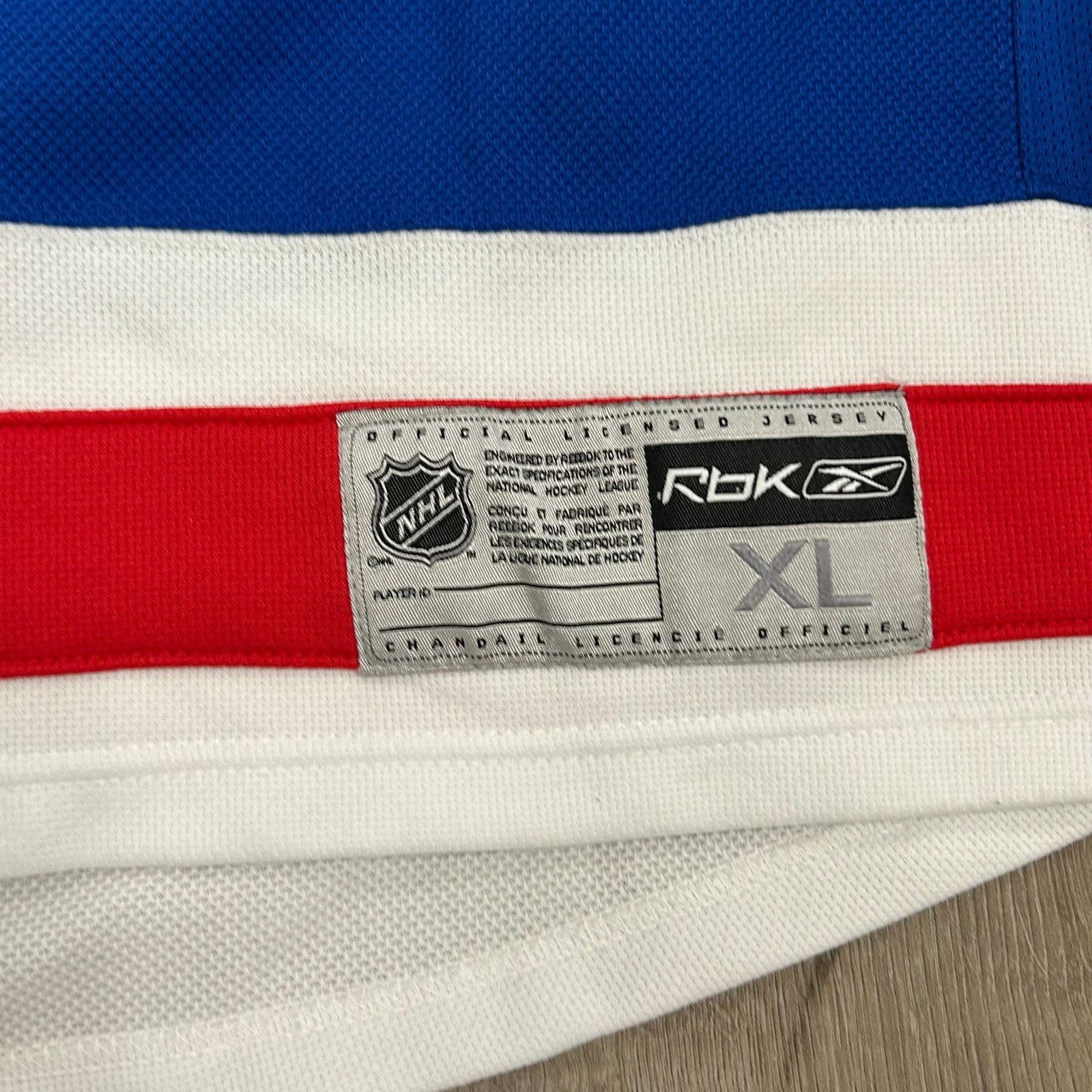 Reebok NEW YORK RANGERS GOMEZ Blue #19 NHL Hockey JERSEY size XL B9 Size US XL / EU 56 / 4 - 5 Thumbnail