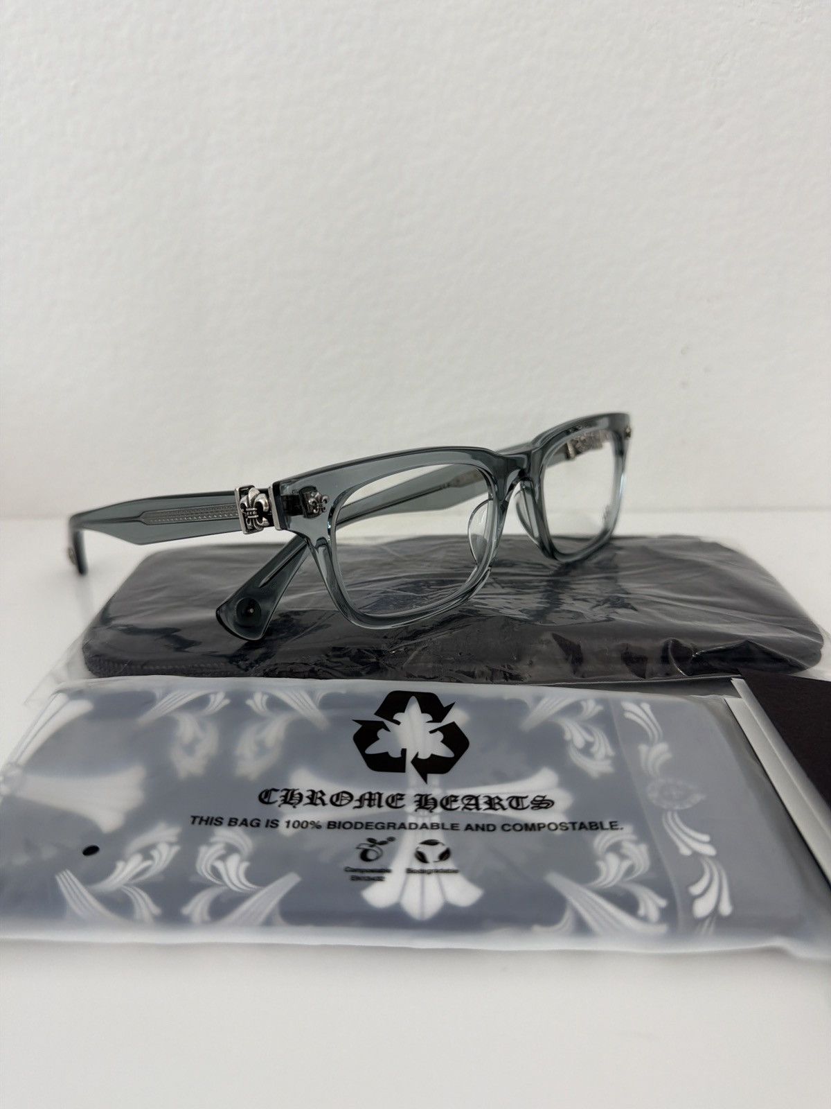 Chrome Hearts Chrome Hearts Gittin Any ? - A Slate 52-19-145 New! Size ONE SIZE - 1 Thumbnail