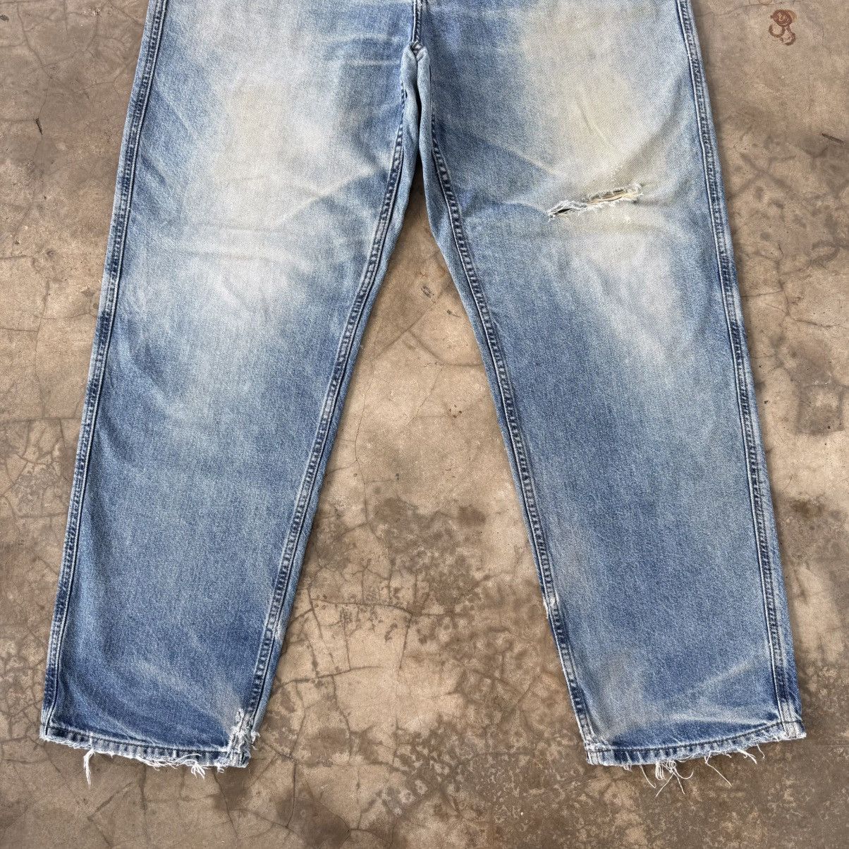 Japanese Brand W38 Vintage Japanese Mud Washer Faded Rusty Denim Jean Pants Size US 38 / EU 54 - 3 Thumbnail