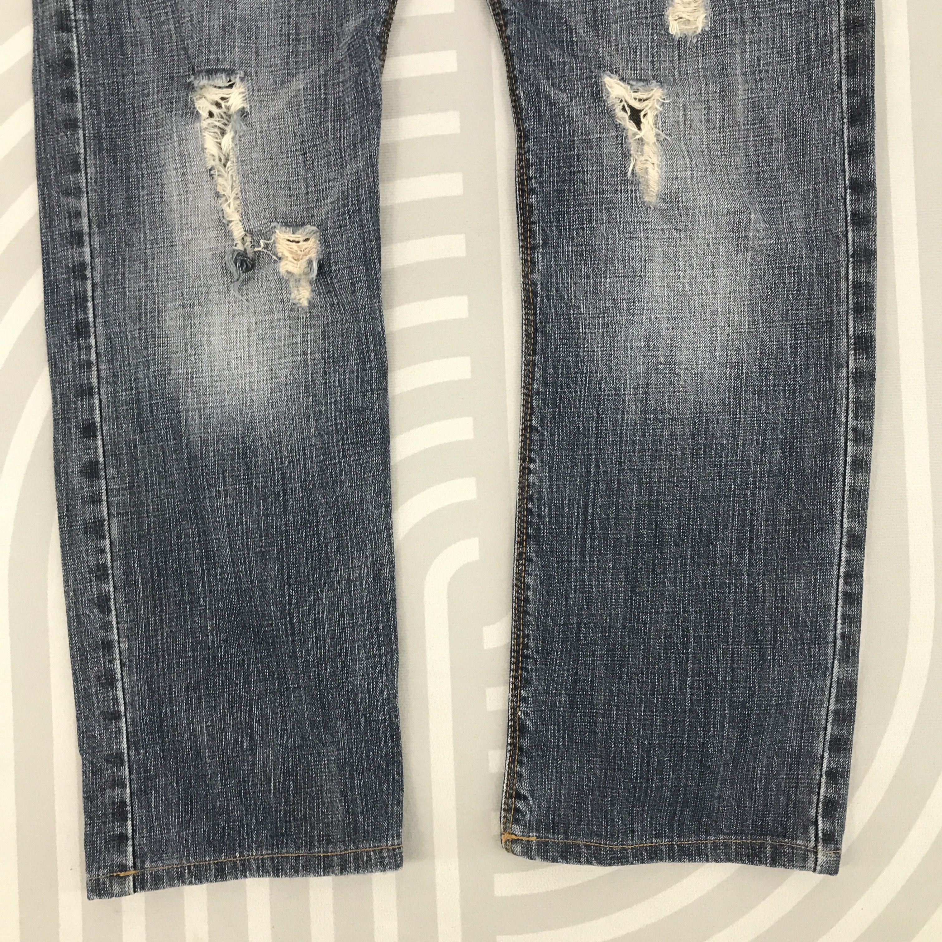 Lee × Vintage Vintage Lee Piper Distressed Denim jeans pants Size US 34 / EU 50 - 3 Thumbnail