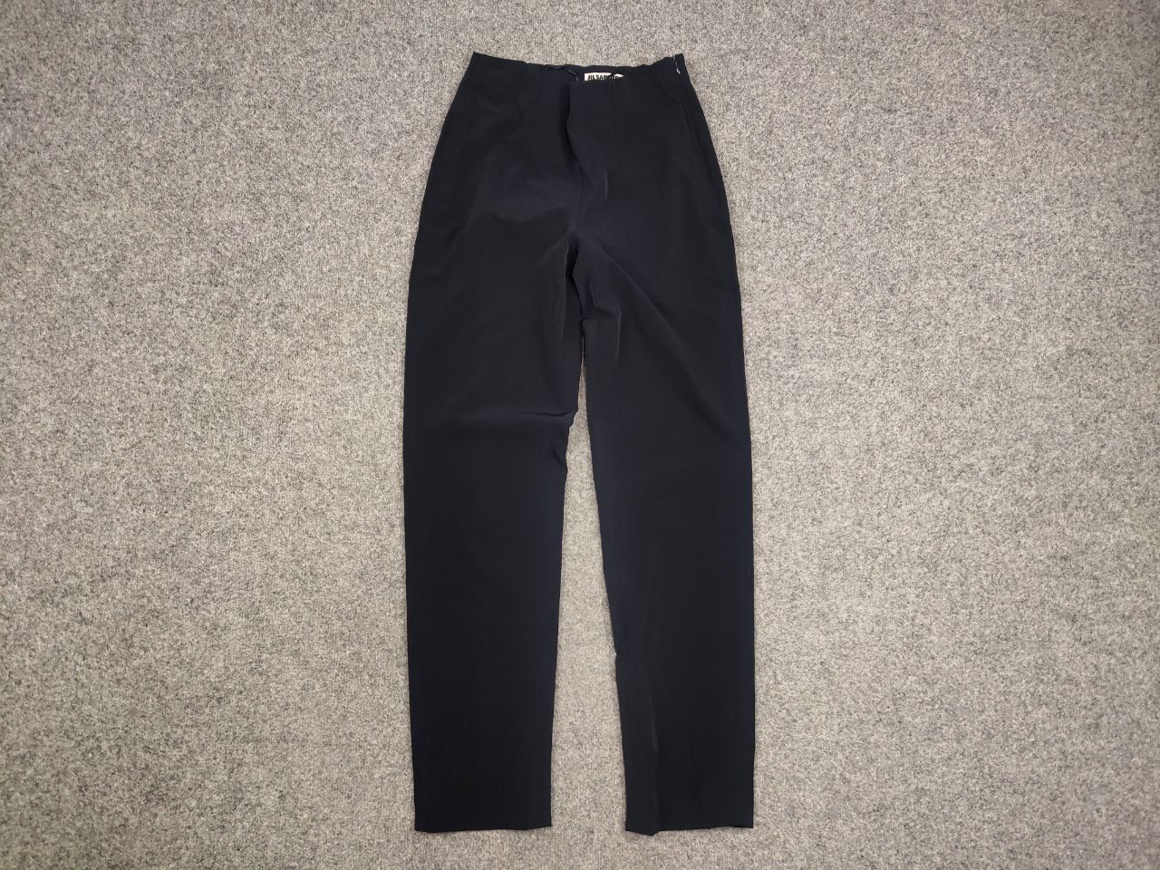 Jil Sander Vintage Jil Sander Woman Polyamide Dark blue ankle Zip Pants Size 40" / US 18 - 6 Thumbnail