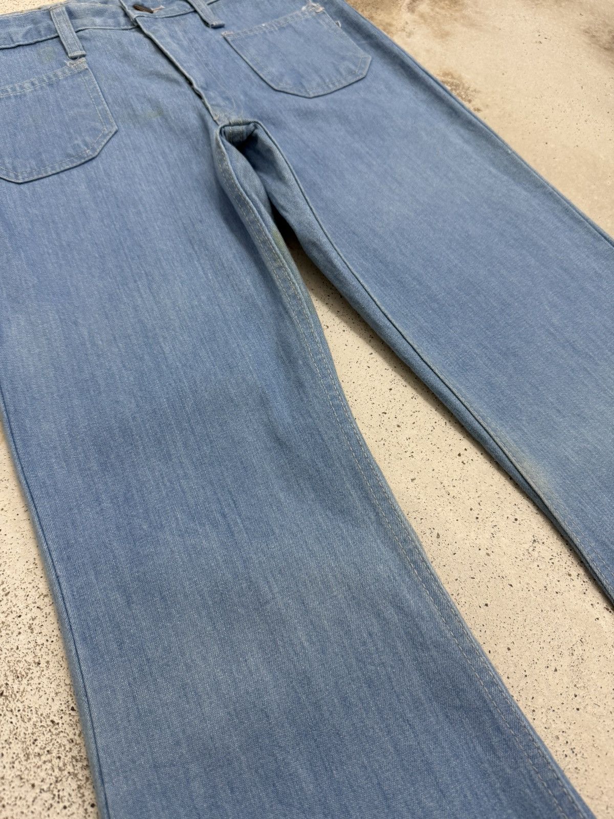 Big John Vintage Big John Bell Bottom Paint Mark Unisex Denim Pants Size US 27 - 6 Thumbnail