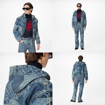 louis vuitton nigo コラボ　デニムジャケット！ NIGOコラボ！【Louis Vuitton】エンブロイダリー デニムブルゾン