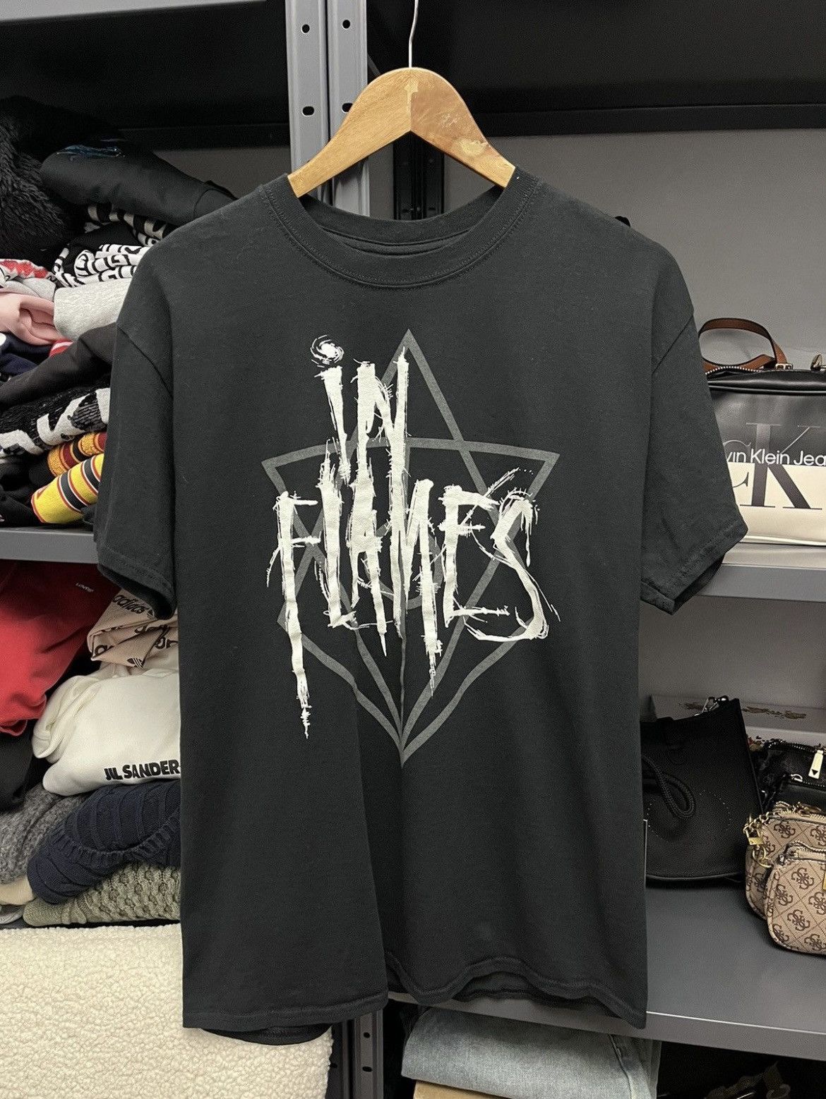 Band Tees Vintage In Flames T-shirt Size US L / EU 52-54 / 3 - 1 Thumbnail