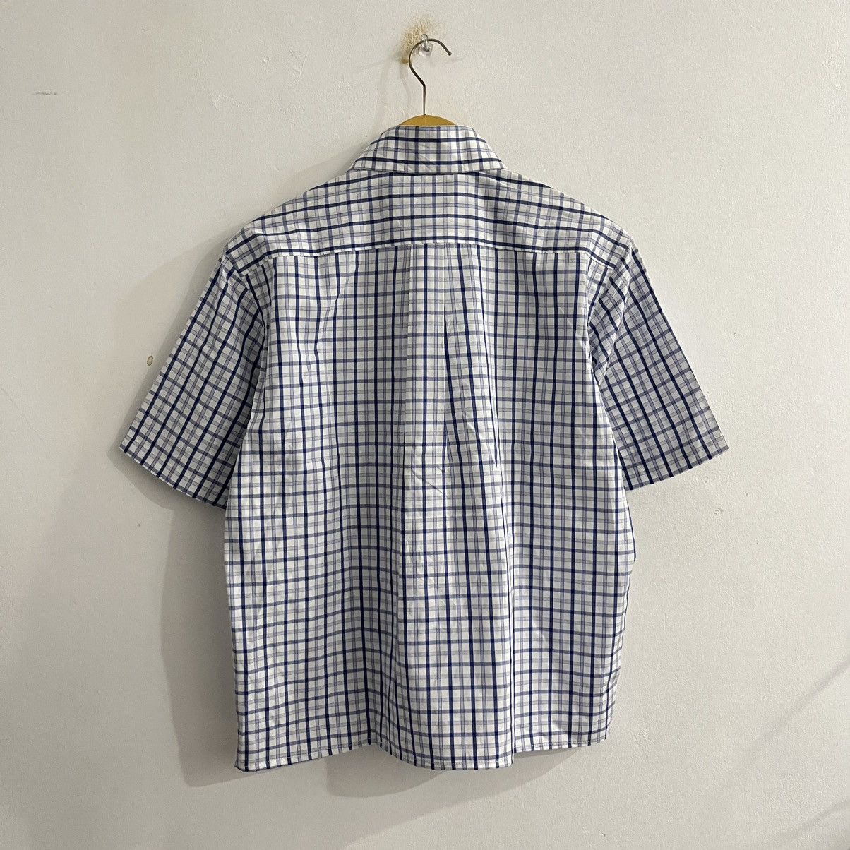 Japanese Brand Uniqlo Gingham Small Plaid Boxy Cut Shirt Size US L / EU 52-54 / 3 - 8 Thumbnail