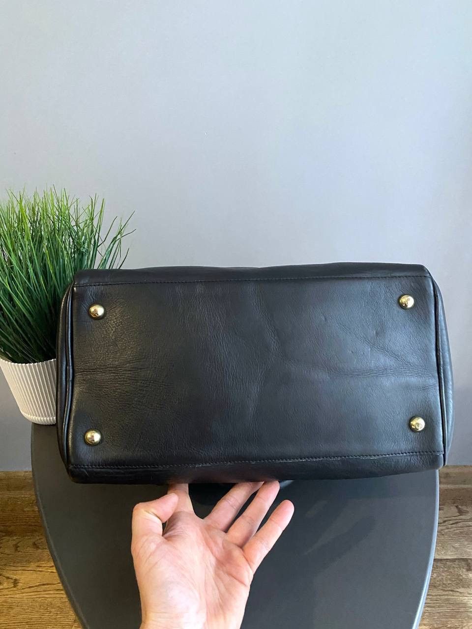 SANDQVIST Sandqvist Black Leather Handbag Shoulder Bag Size ONE SIZE - 12 Thumbnail