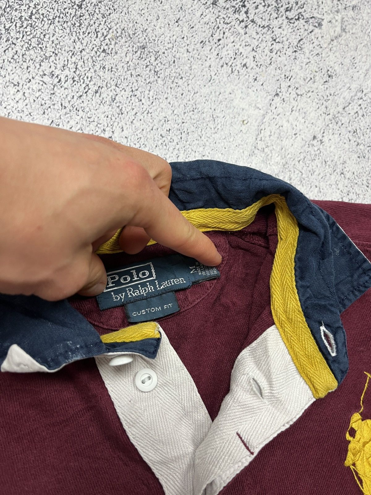 Polo Ralph Lauren Vintage 90’s Polo Ralph Lauren Rugby Shirt Big Pony Y2k Size US M / EU 48-50 / 2 - 8 Thumbnail