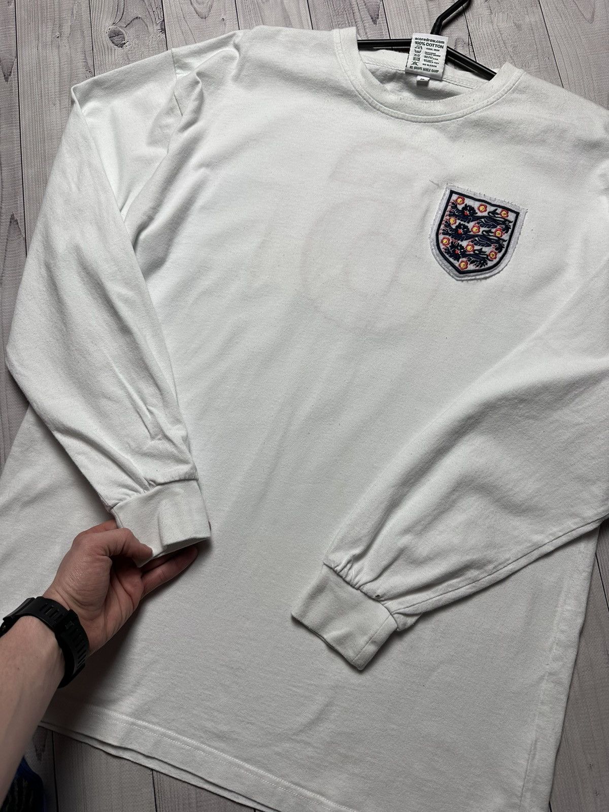 Vintage Vintage retro soccer jersey long sleeve size XL Size US XL / EU 56 / 4 - 6 Thumbnail