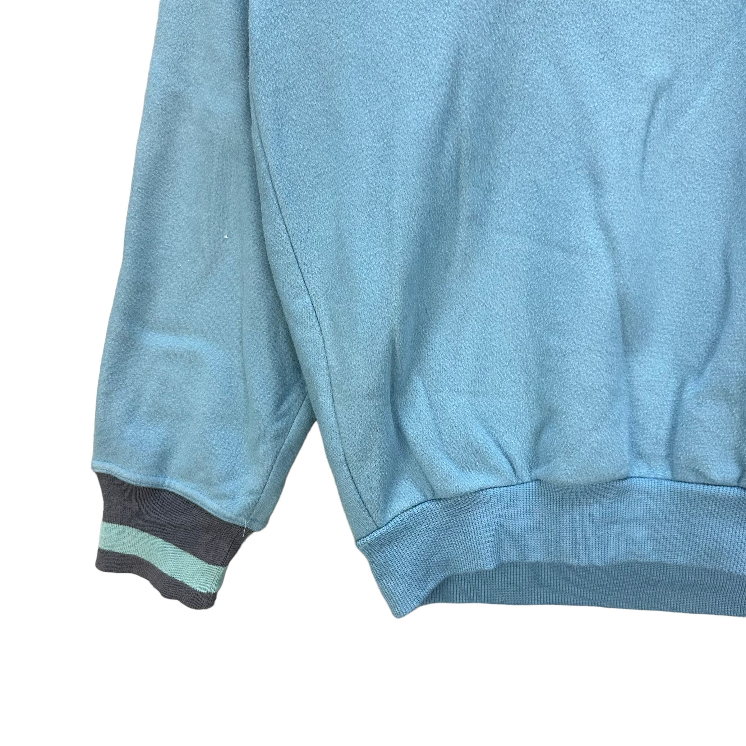 Japanese Brand PARADISO EMBROIDERY BIG LOGO COLORBLOCK SWEATSHIRT #8754-025 Size US L / EU 52-54 / 3 - 4 Thumbnail