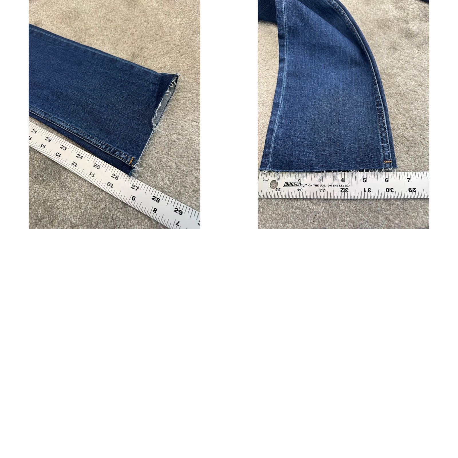 Gap VINTAGE Gap Jeans Womens 26x26.5 Blue Denim Slim High Rise Unhemmed NEW 6321 Size 26" / US 2 / IT 38 - 9 Thumbnail