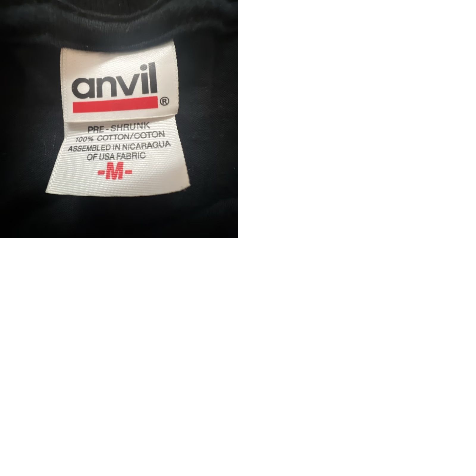 Anvil Keystone Ski Patrol supporter T Shirt Men’s M Black Graphics Double Sided Anvil Shirt Size US M / EU 48-50 / 2 - 9 Thumbnail