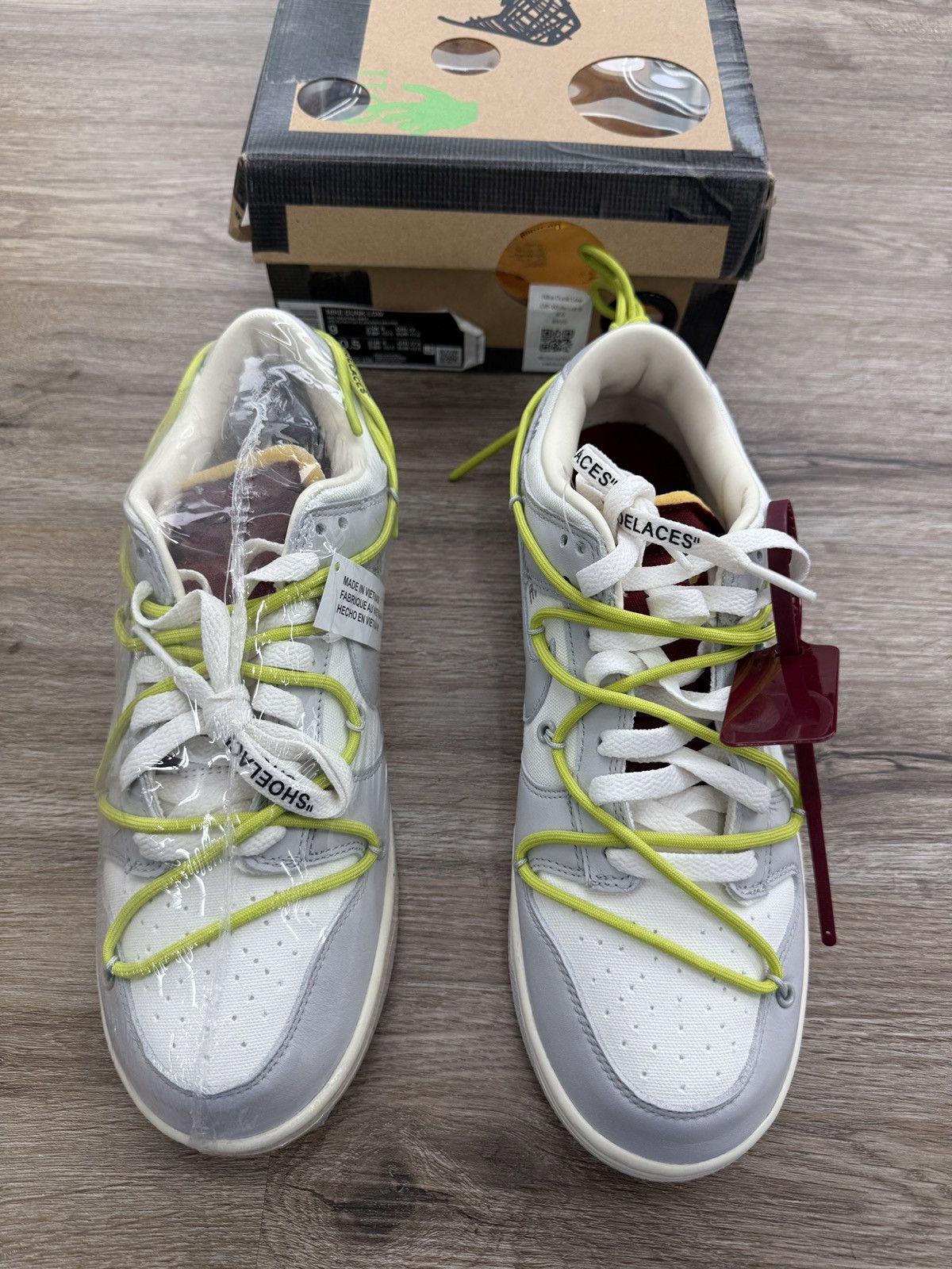 Nike × Off-White Off White Nike Lot 8/50 Dunks Size US 9 / EU 42 - 3 Thumbnail