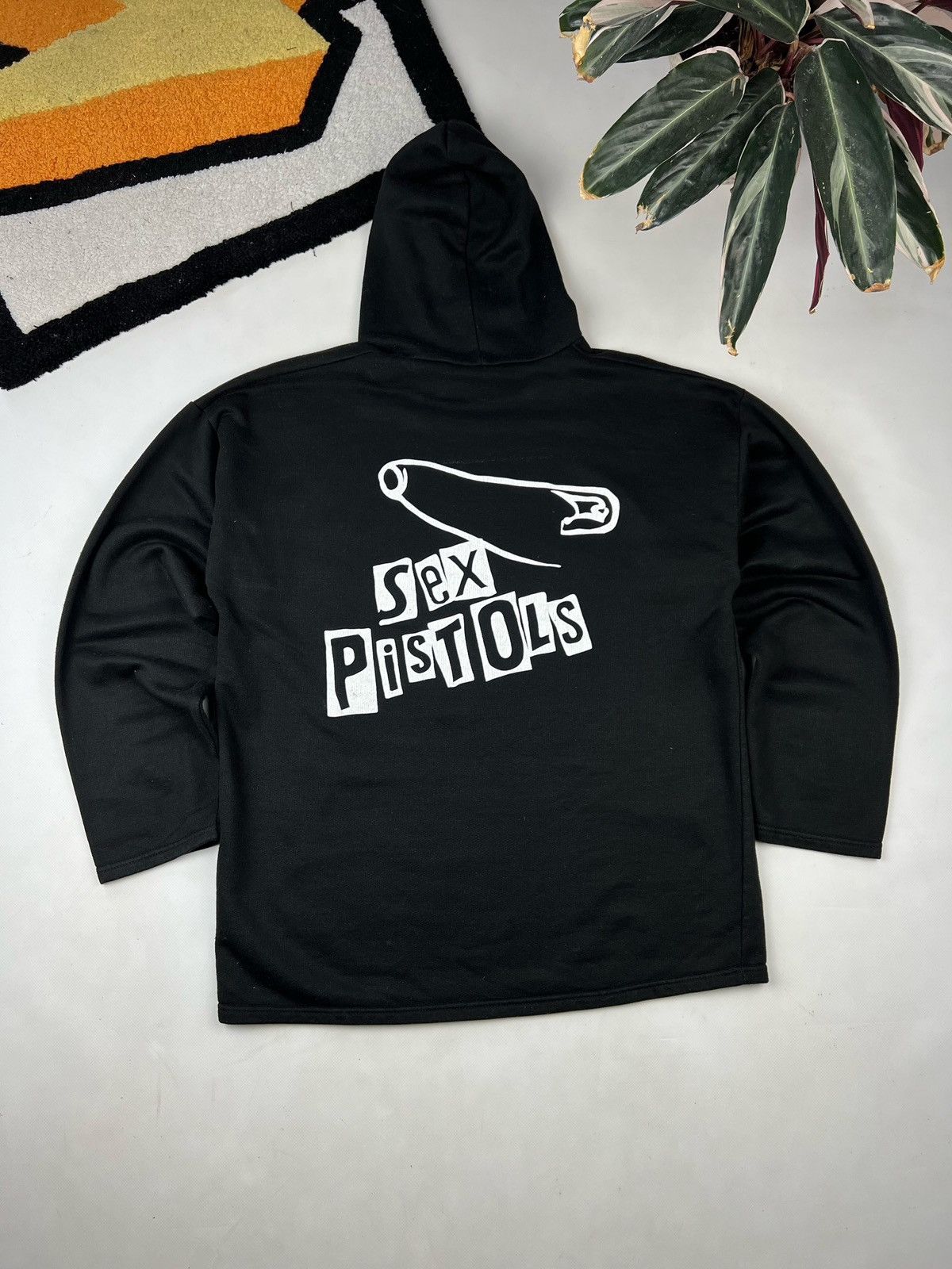 Band Tees × Vintage Vintage 90s SEX PISTOLS THE QUEEN HOODIE ANARCHY in UK Size US L / EU 52-54 / 3 - 2 Thumbnail