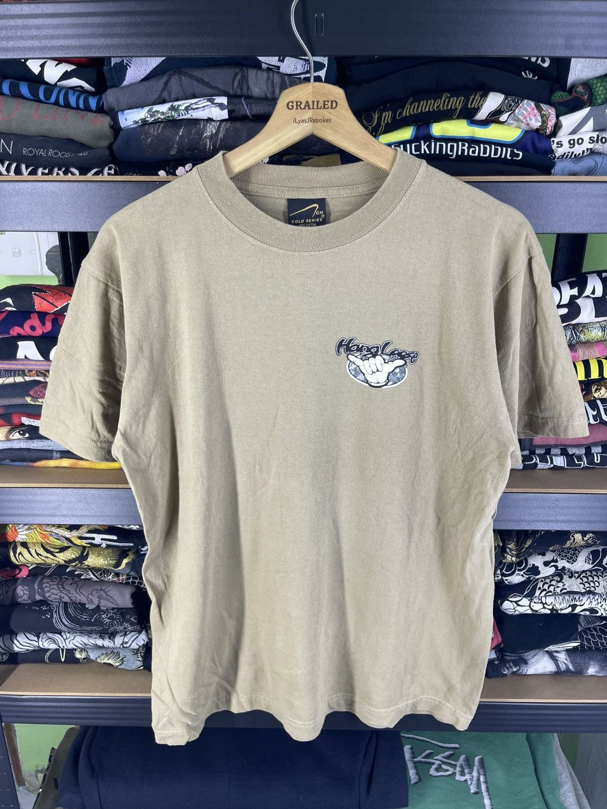 Vintage Vintage Hawaii Hang Loose Shirt Tee Size US M / EU 48-50 / 2 - 1 Thumbnail