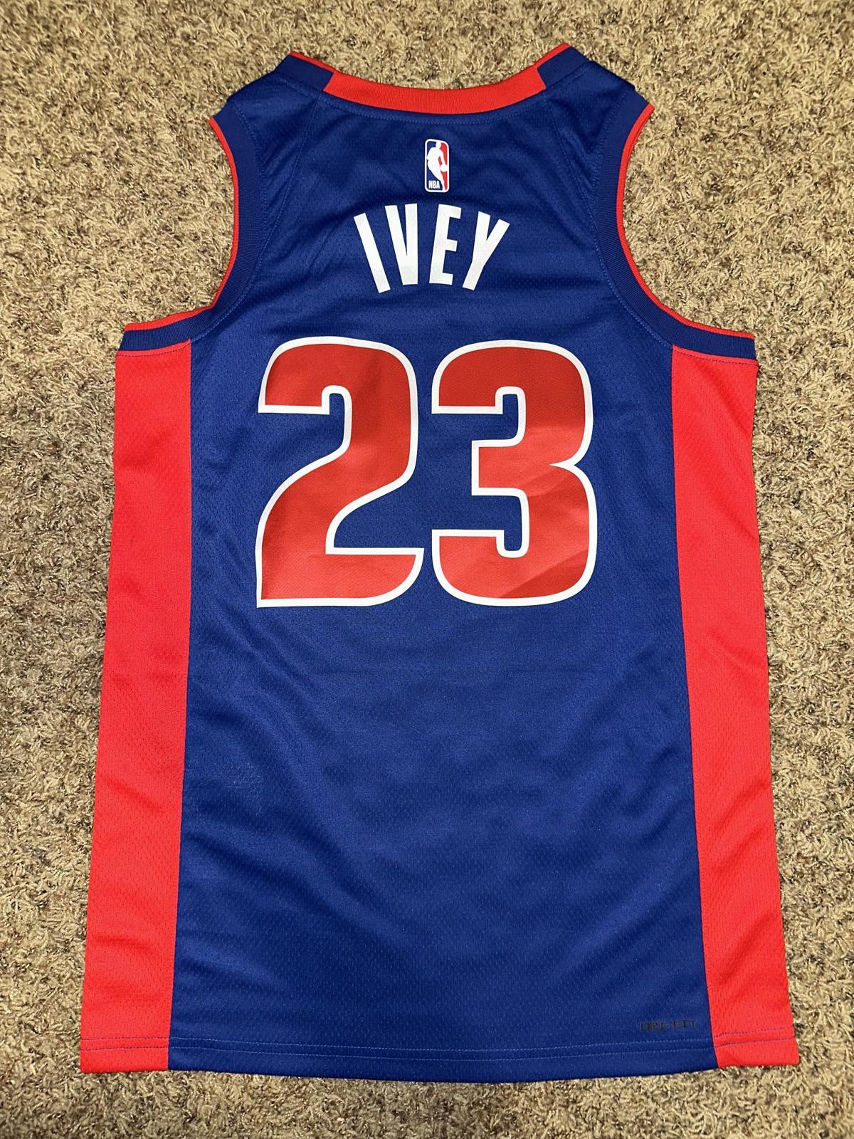 Nike Nike Men’s Detroit Pistons Icon Edition 2022/23 Dri-FIT NBA Swingman Jersey Size US M / EU 48-50 / 2 - 7 Thumbnail