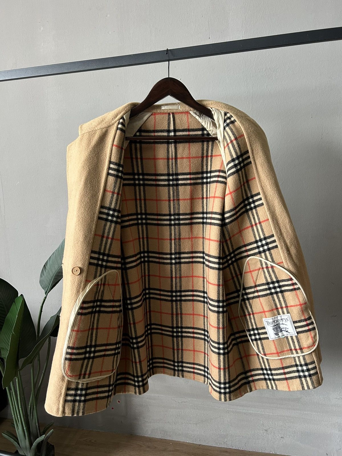 Burberry Burberry NovaCheck Wool Coat Size US L / EU 52-54 / 3 - 1 Thumbnail