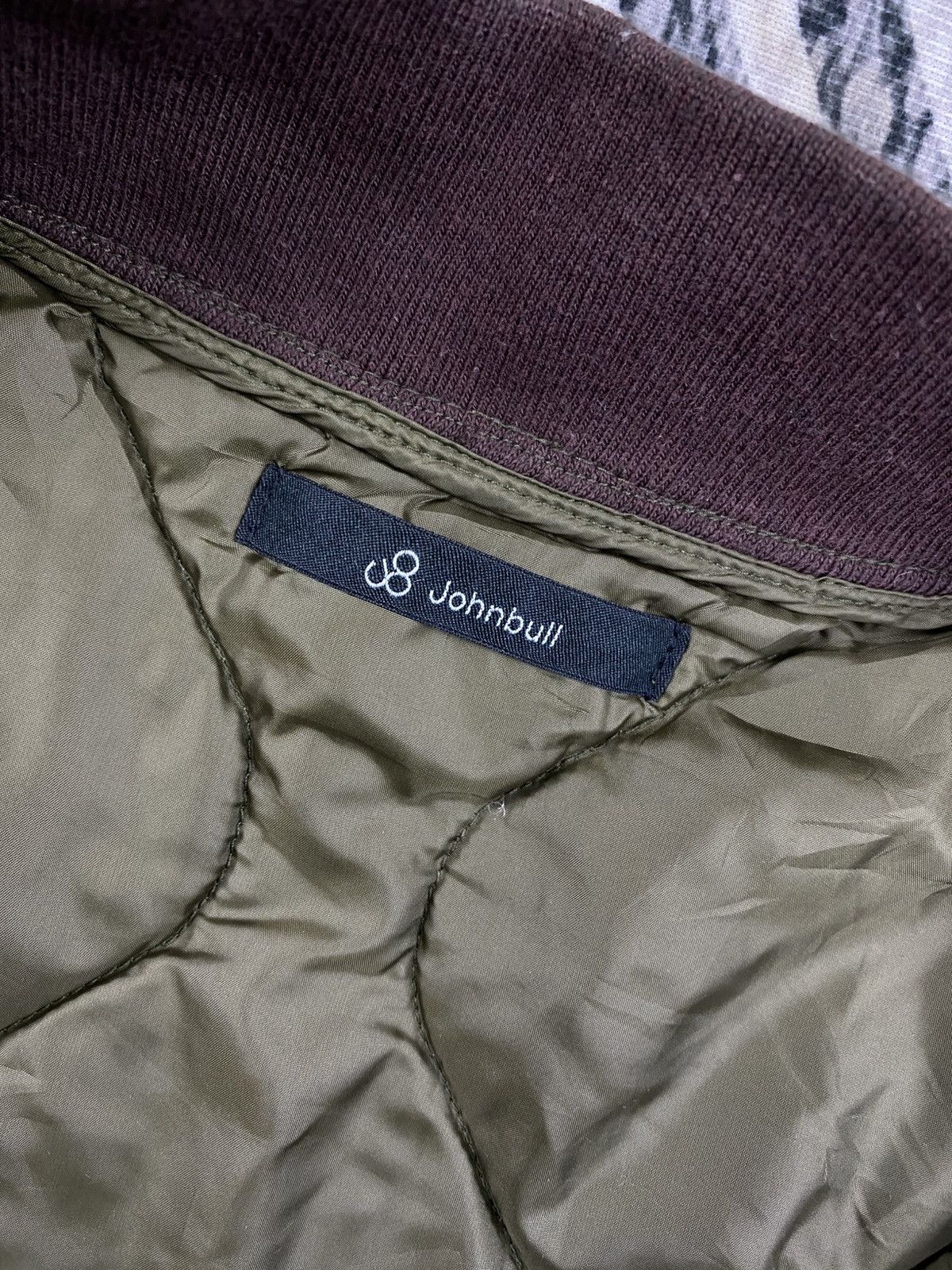 Johnbull 🔥STEAL Vintage Johnbull Japan Quilted Green Bomber Jacket Size US L / EU 52-54 / 3 - 9 Thumbnail