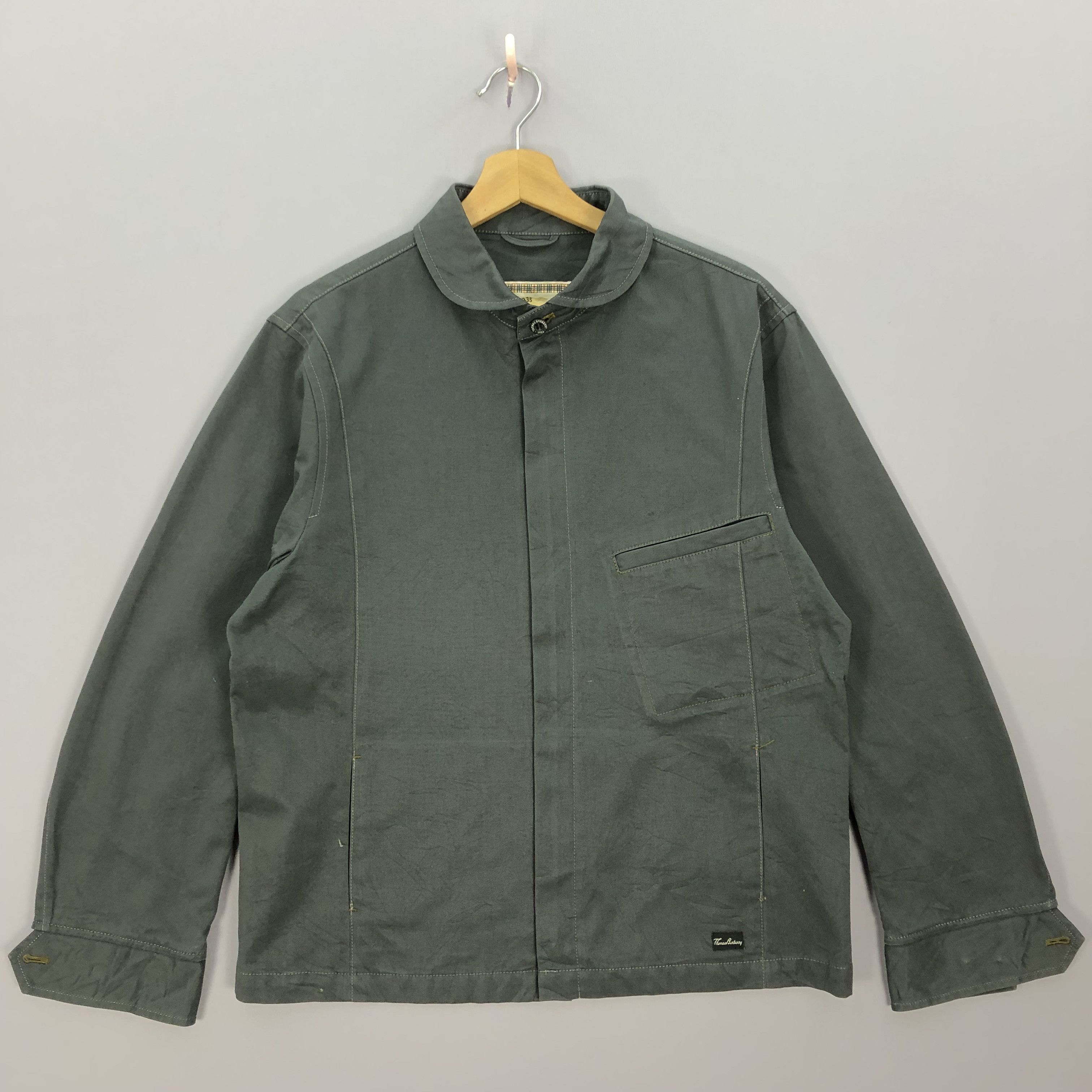 Burberry Vintage Burberry Jacket Thomas Burberry's Jackets Size US L / EU 52-54 / 3 - 1 Thumbnail