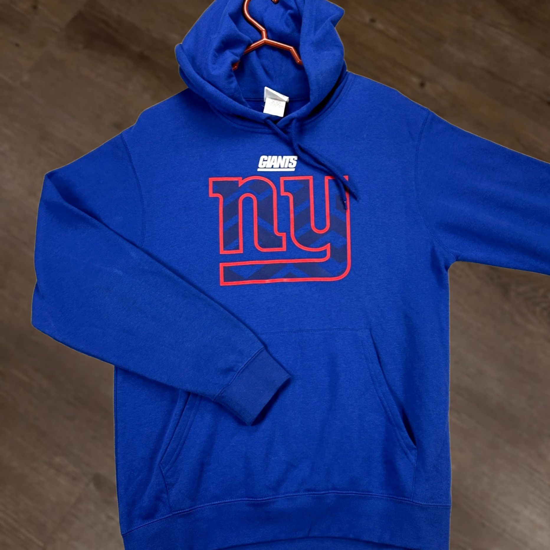 Vintage New York Giants Sweatshirt Hoodie Mens Medium Blue Drawstring Football Majestic Size US M / EU 48-50 / 2 - 1 Thumbnail