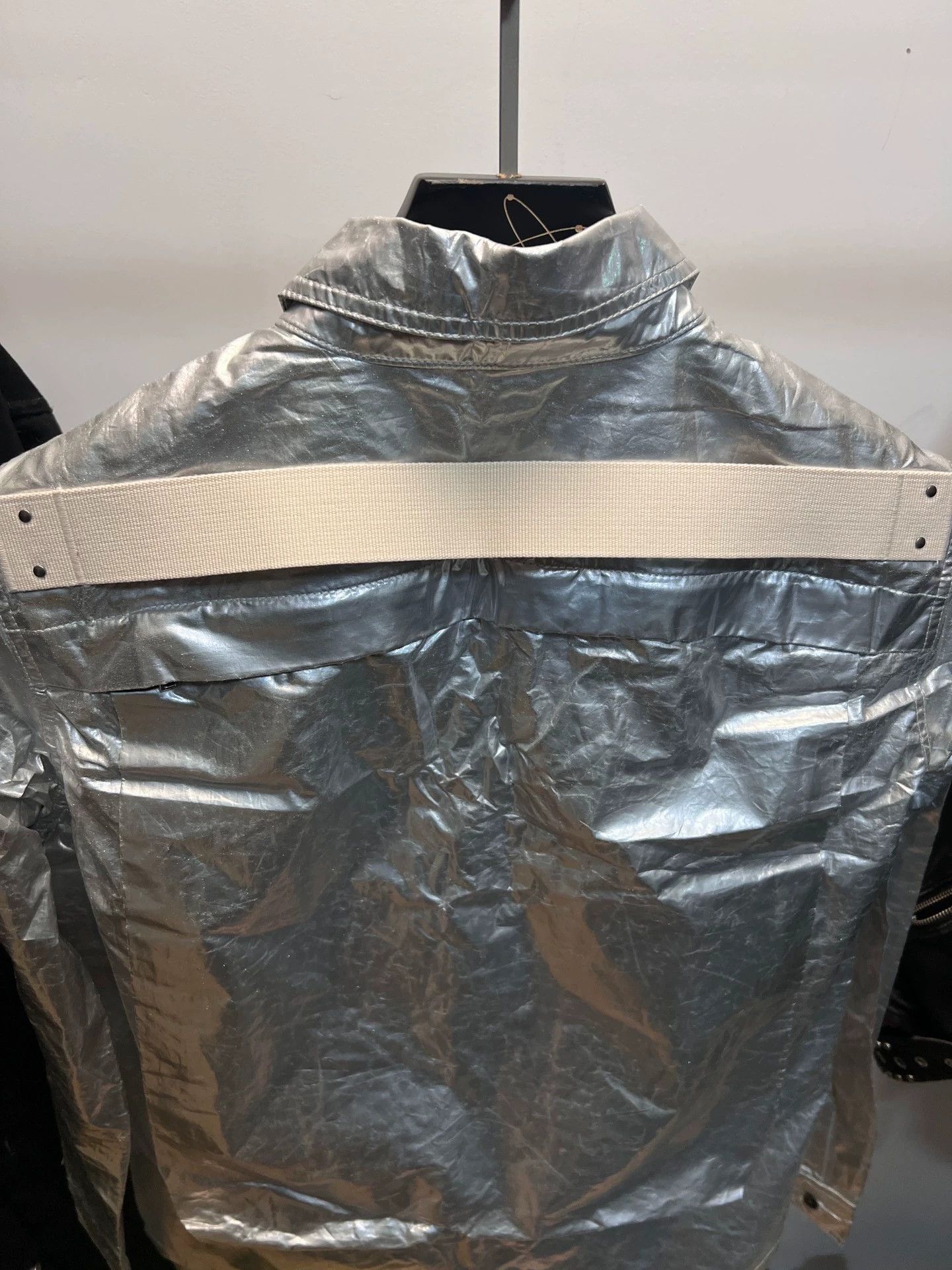 Rick Owens Rick Owens Drkshdw 19ss Metal Silver Shirt Jacket S Size US S / EU 44-46 / 1 - 4 Thumbnail