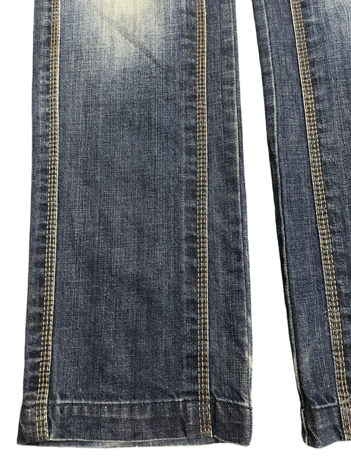 Energie Vintage Japanese Energie Blue Bleached Style Loose Jeans Size US 34 / EU 50 - 7 Thumbnail