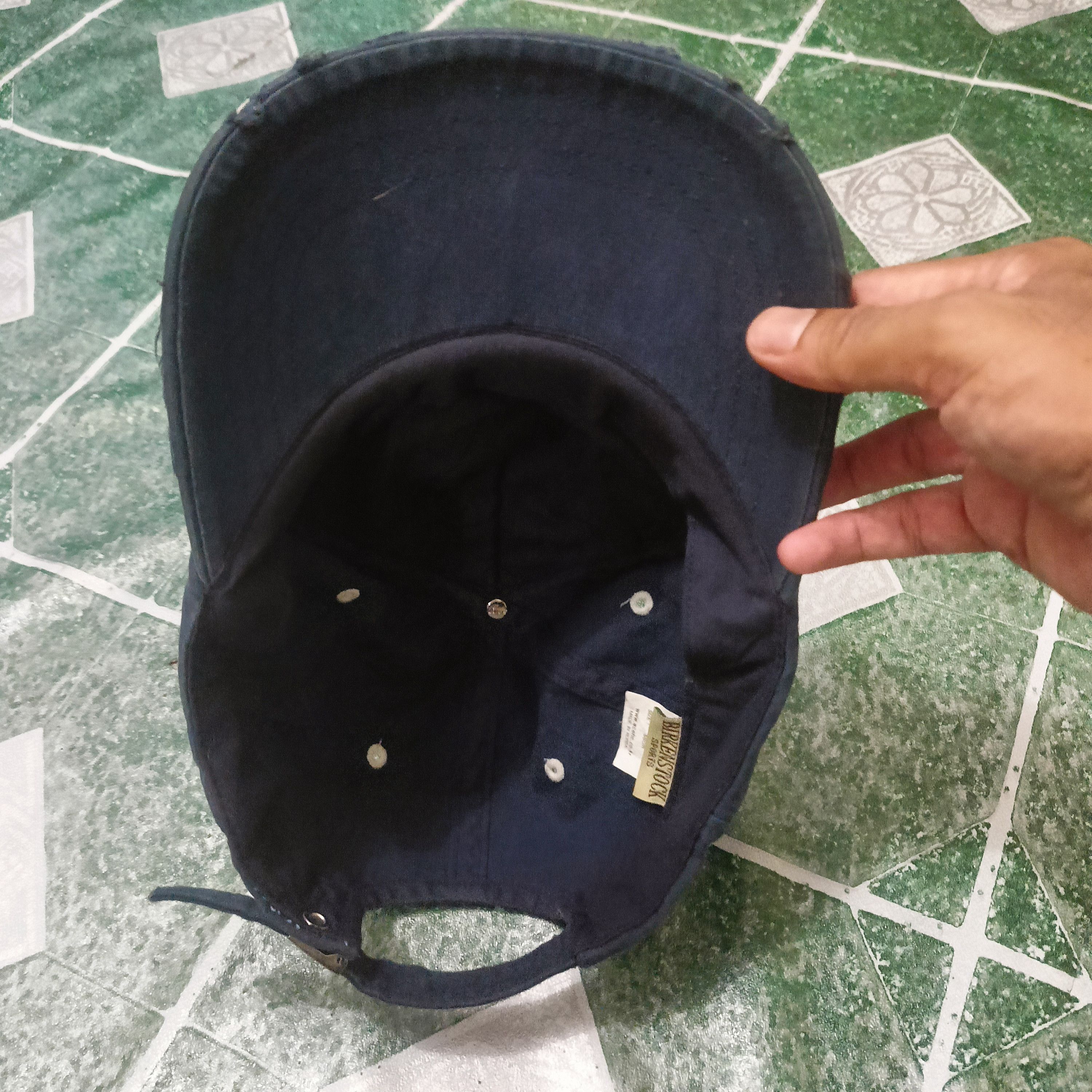 Birkenstock Rare Big Logo Birkenstock Distressed punk bondage hat Size ONE SIZE - 6 Thumbnail