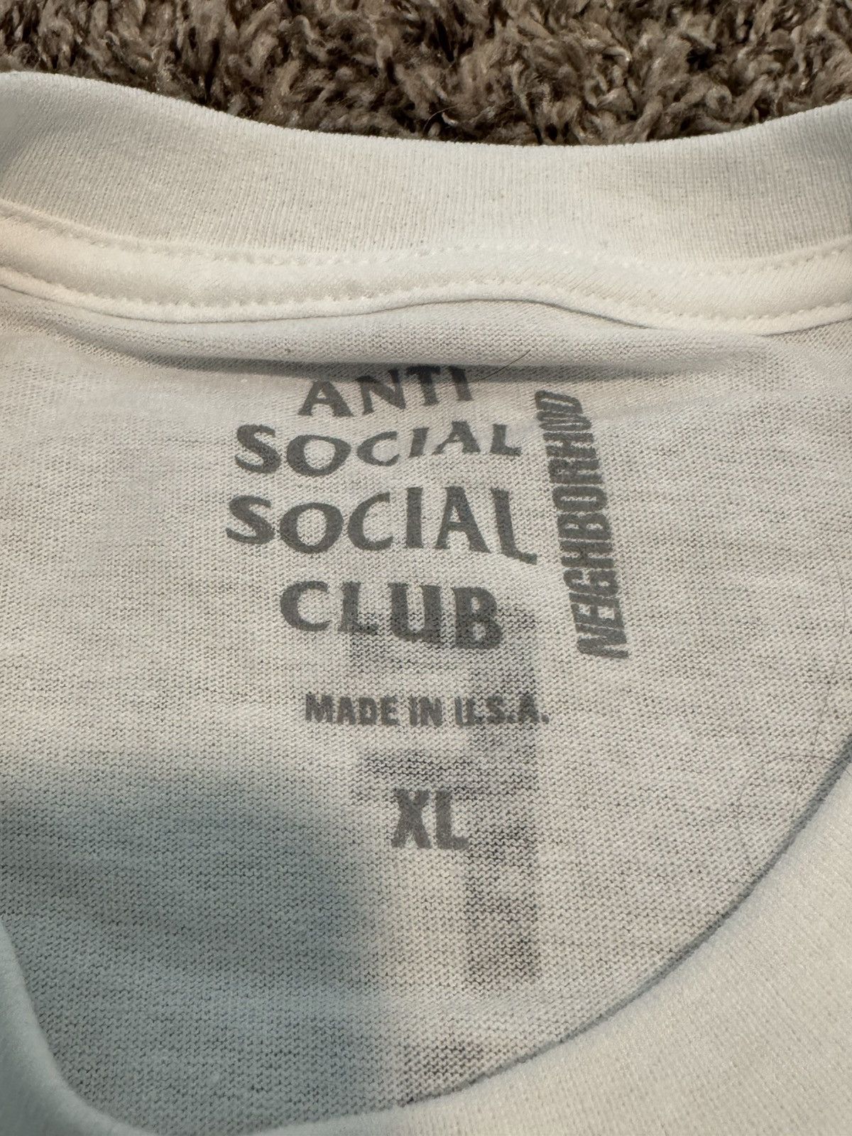Anti Social Social Club × Neighborhood Anti Social Social Club X Neighborhood Tee Size US XL / EU 56 / 4 - 3 Thumbnail