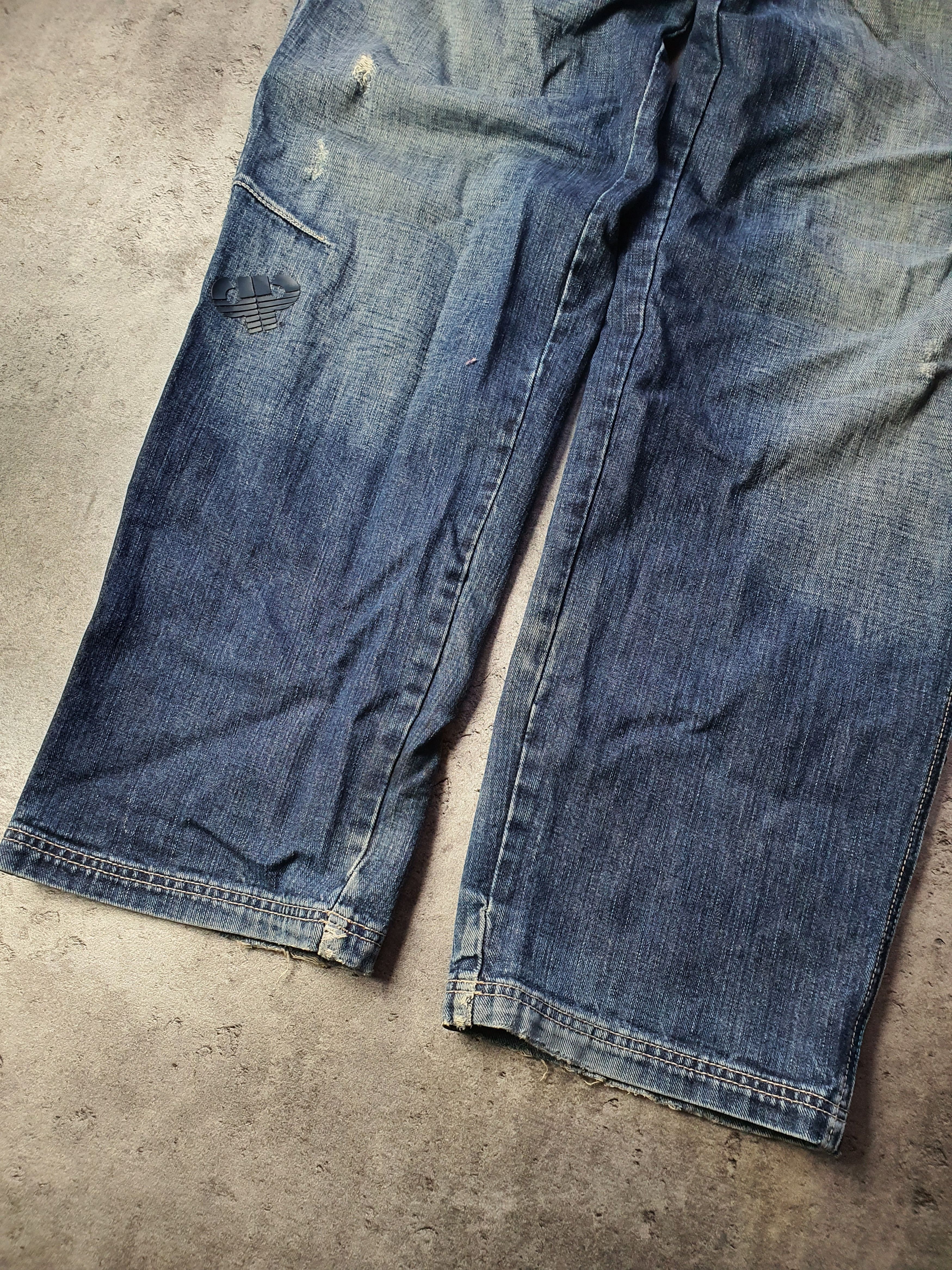Japanese Brand × Pelle Pelle Vintage RAP pants Pelle Pelle denim baggy fit drill Size US 32 / EU 48 - 12 Thumbnail