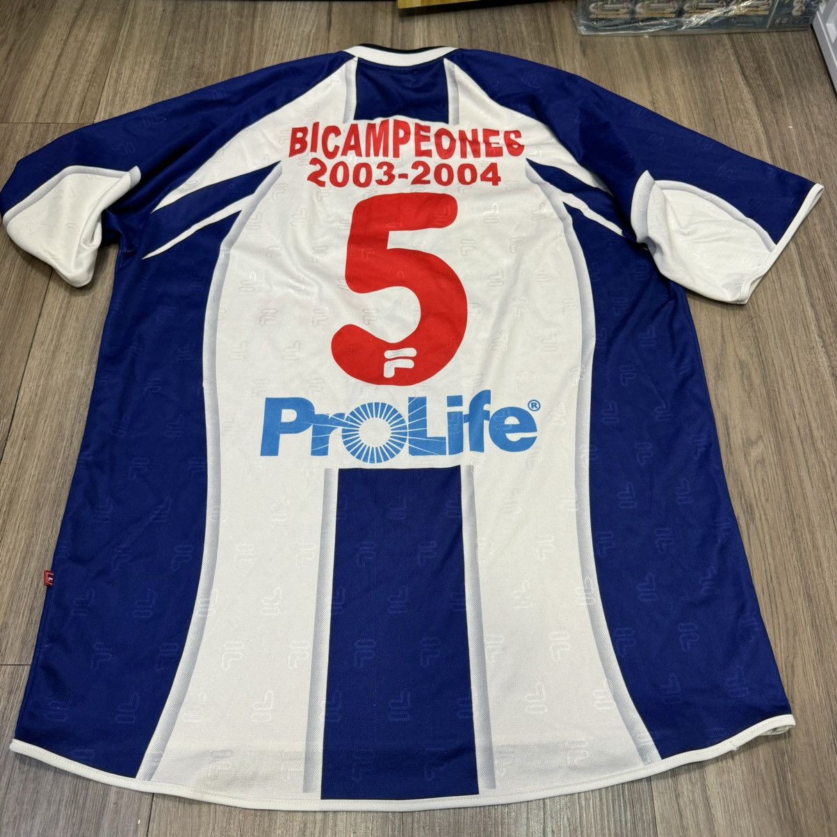 Fila Alianza Lima 03/04 champion special jersey Size US XL / EU 56 / 4 - 2 Thumbnail