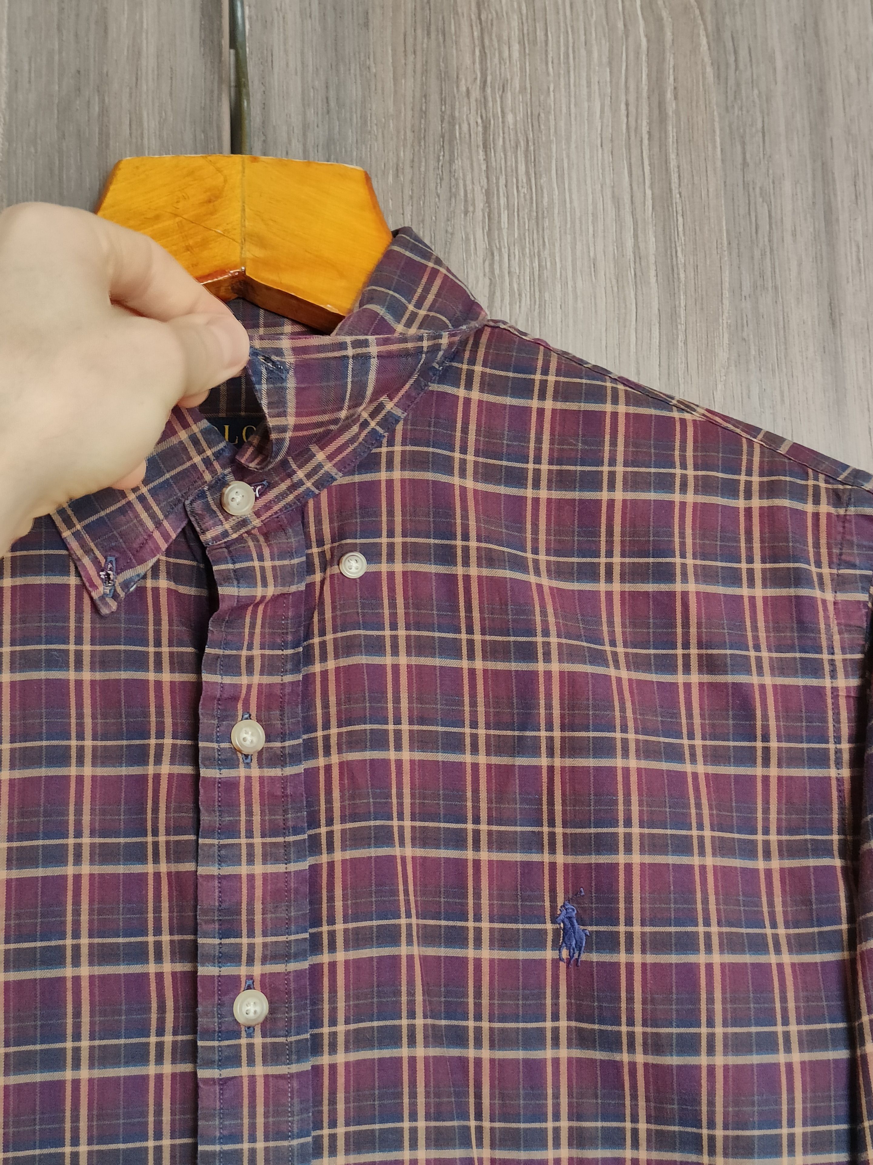 Polo Ralph Lauren Polo Ralph Lauren shirt men's checkered shirt Polo RL Size US L / EU 52-54 / 3 - 3 Thumbnail